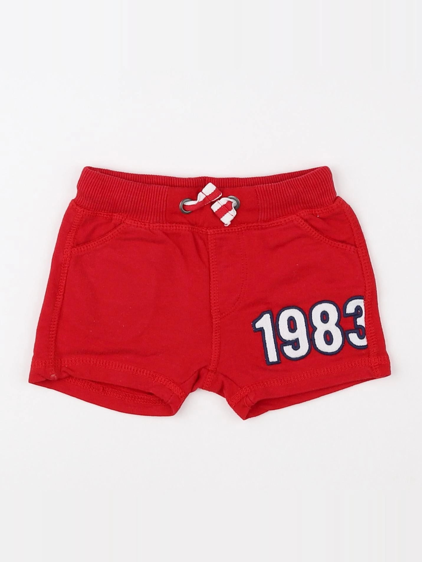 Tape à l'oeil - short rouge - 9 mois