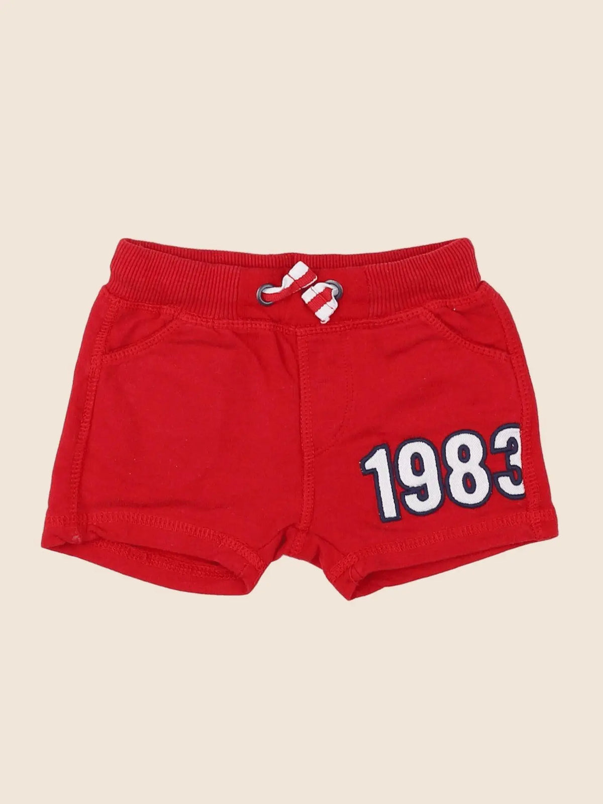 Tape à l'oeil - short rouge - 9 mois