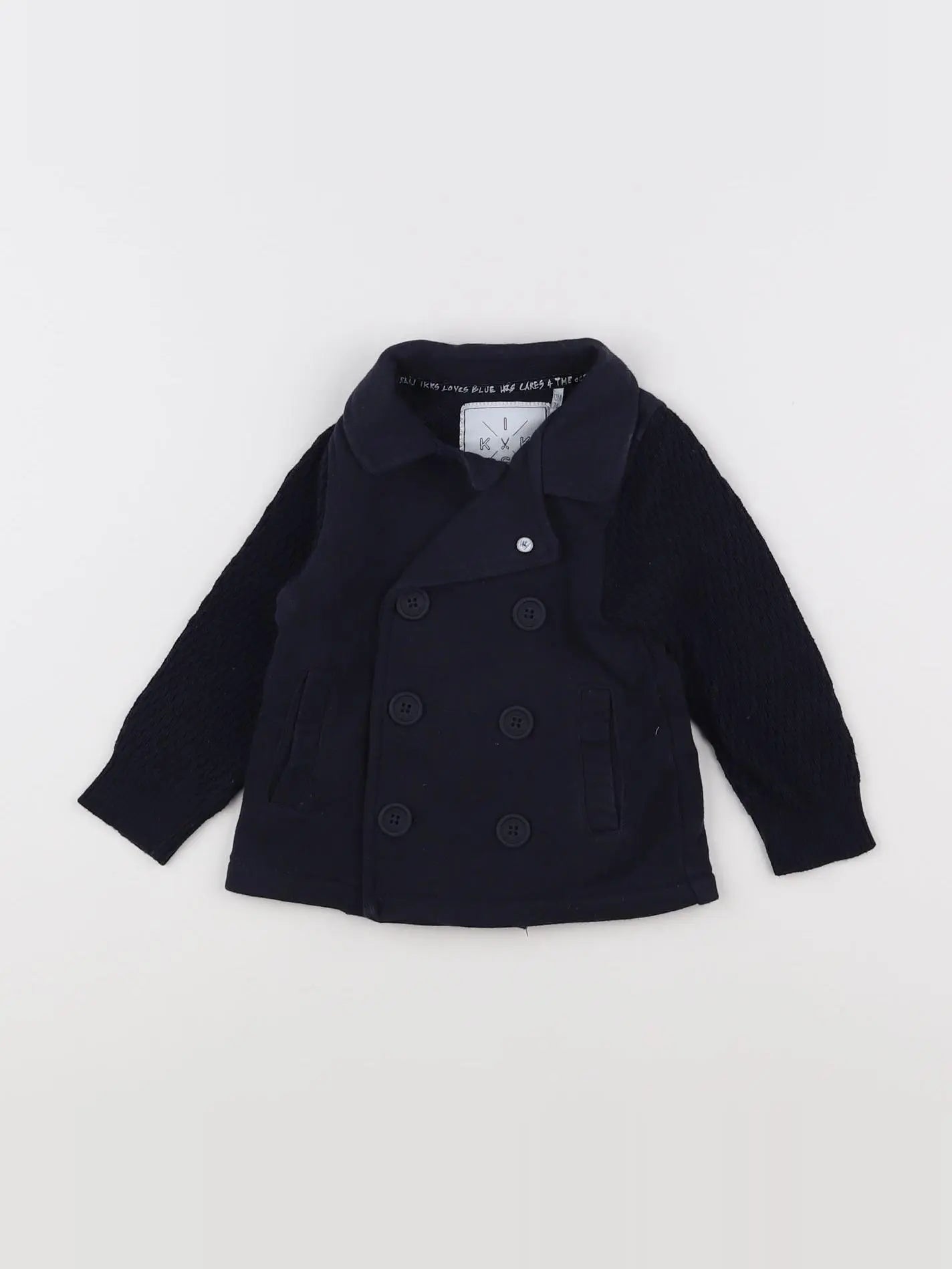 IKKS - veste bleu - 12 mois
