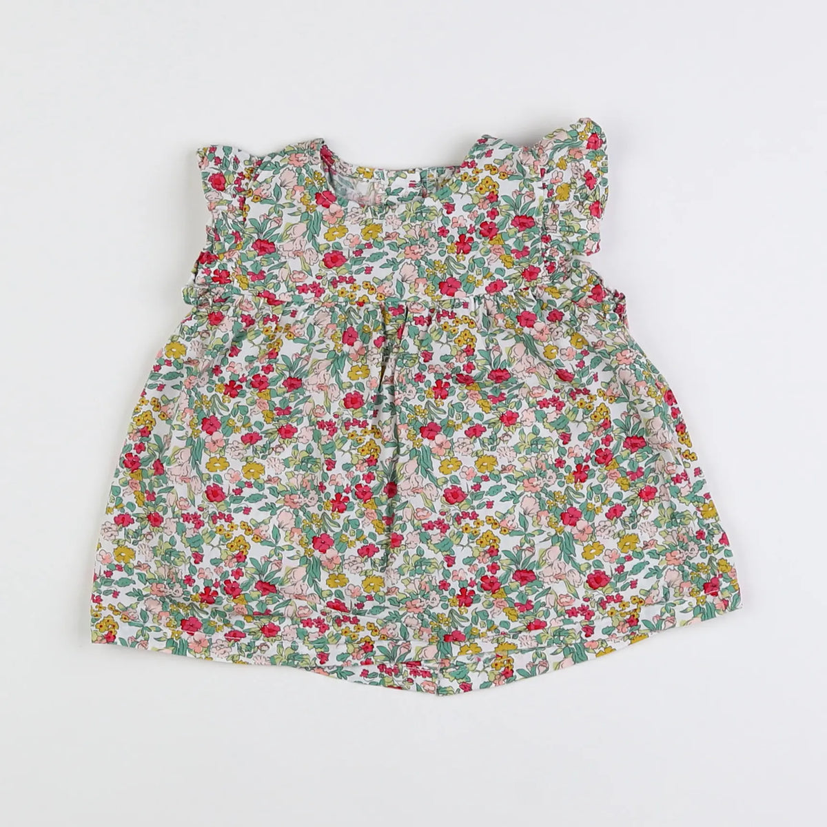 Vertbaudet - blouse multicolore - 12 mois