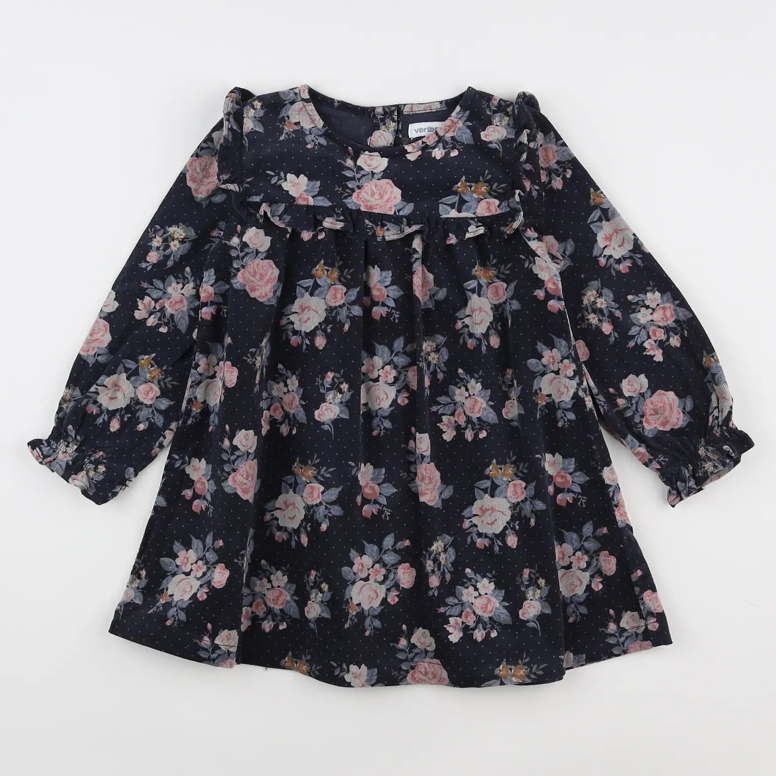 Vertbaudet - robe bleu - 18 mois