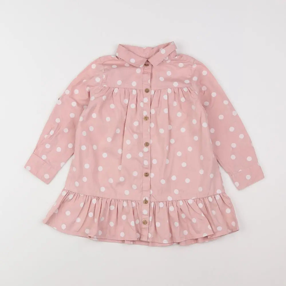 Vertbaudet - robe rose - 2 ans