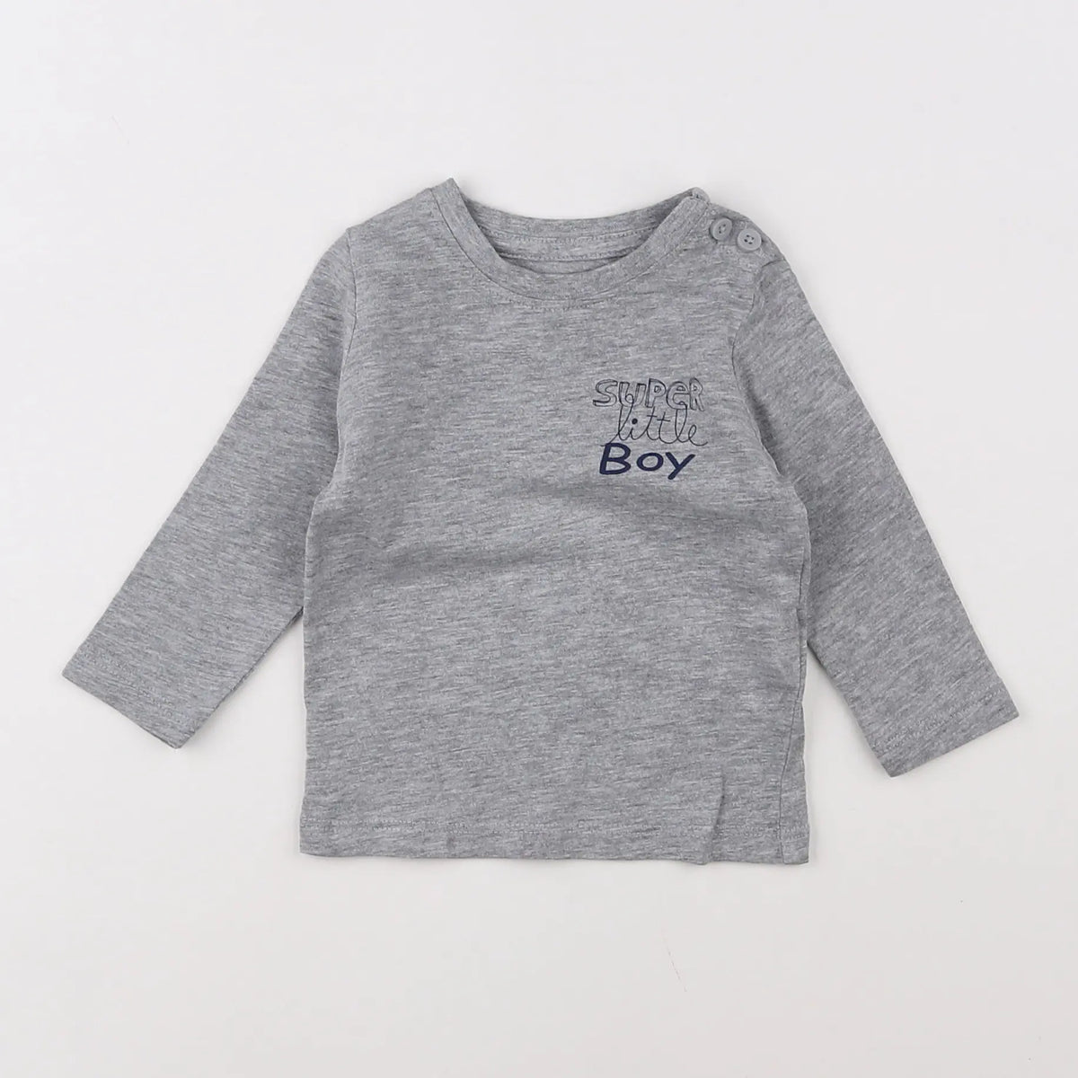 Vertbaudet - tee-shirt gris - 3 mois