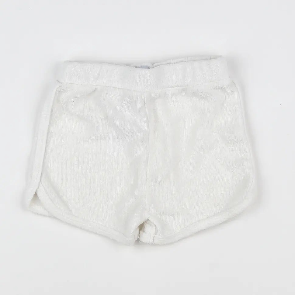 Vertbaudet - short blanc - 18 mois