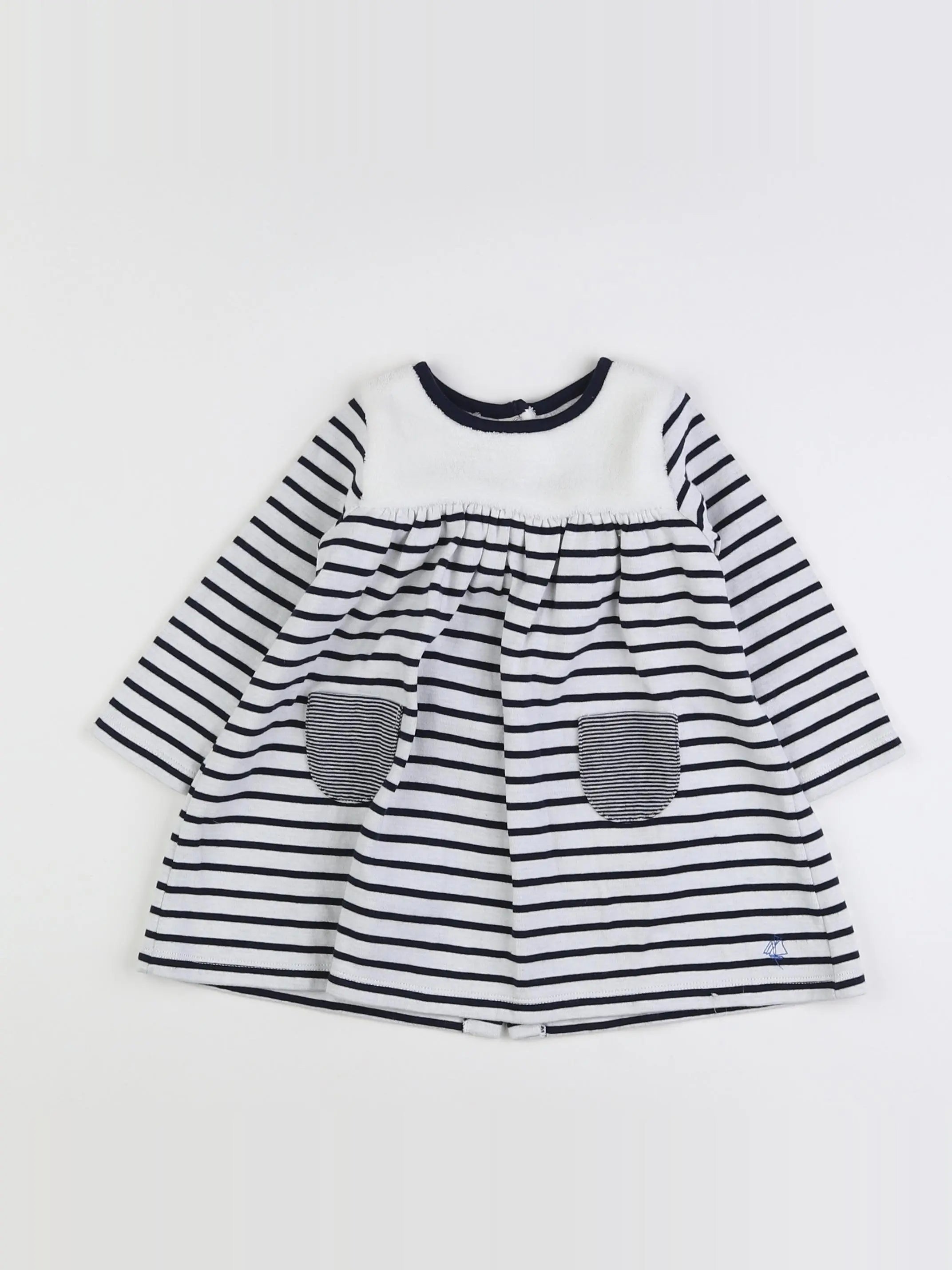 Petit Bateau - robe multicolore - 12 mois