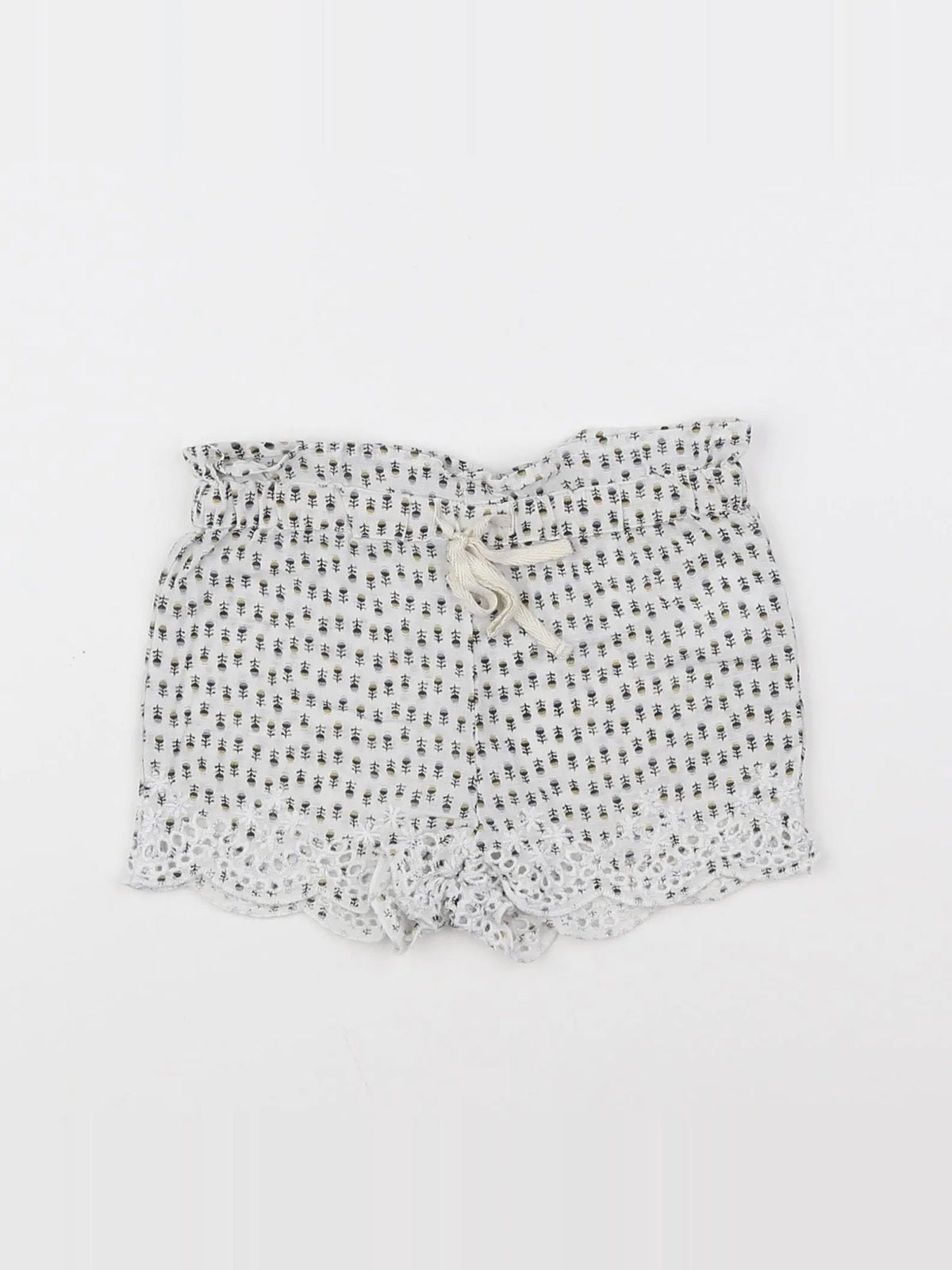 Boutchou - short blanc - 12 mois