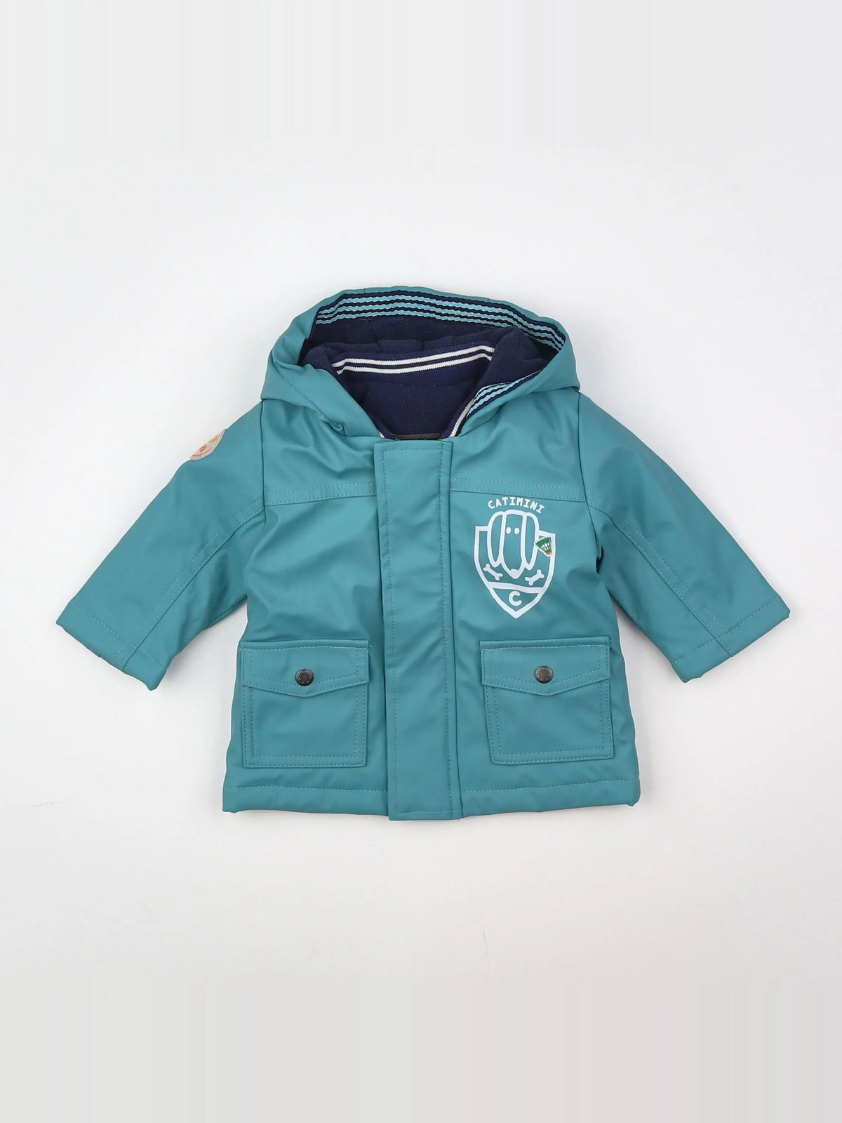 Catimini - imperméable bleu - 3 mois