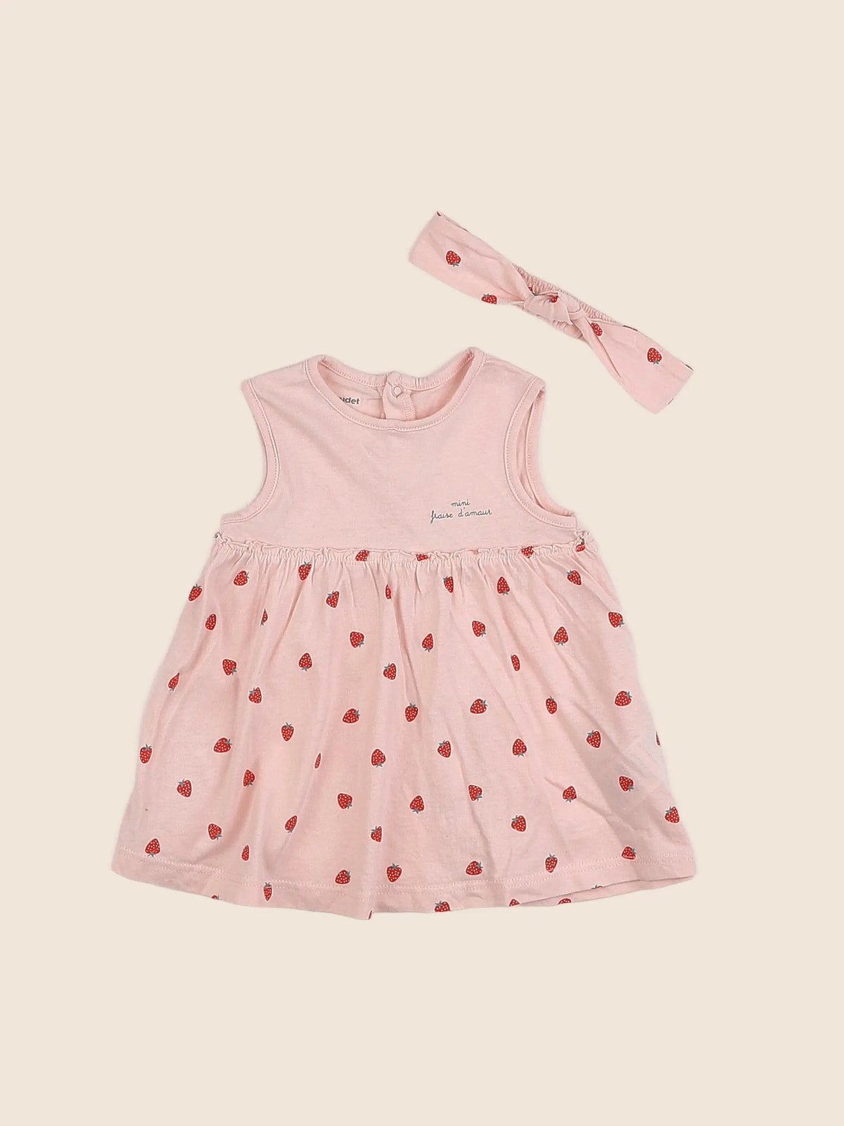 Vertbaudet - ensemble rose, multicolore - 3 mois