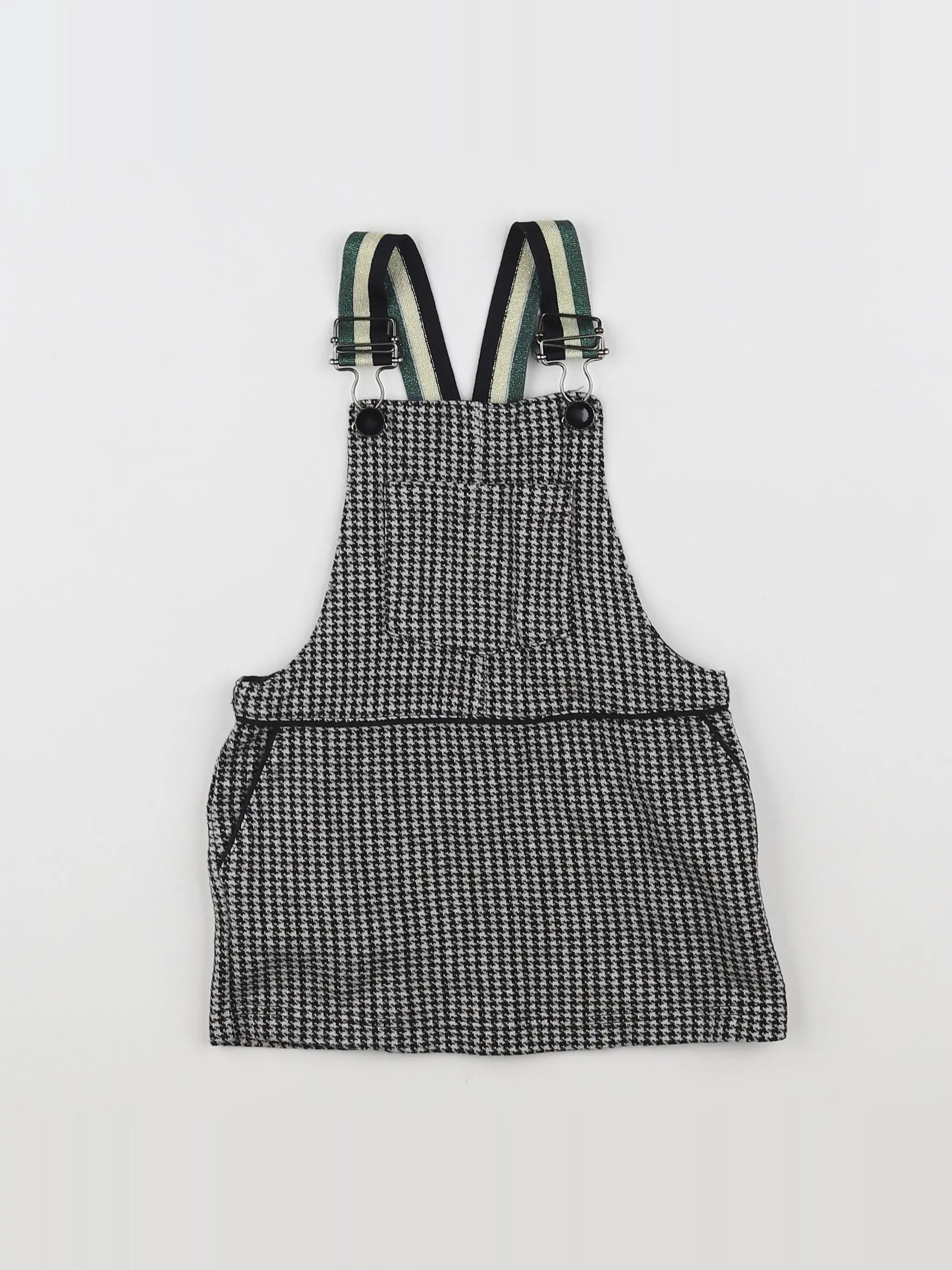 Catimini - robe blanc, noir - 2 ans