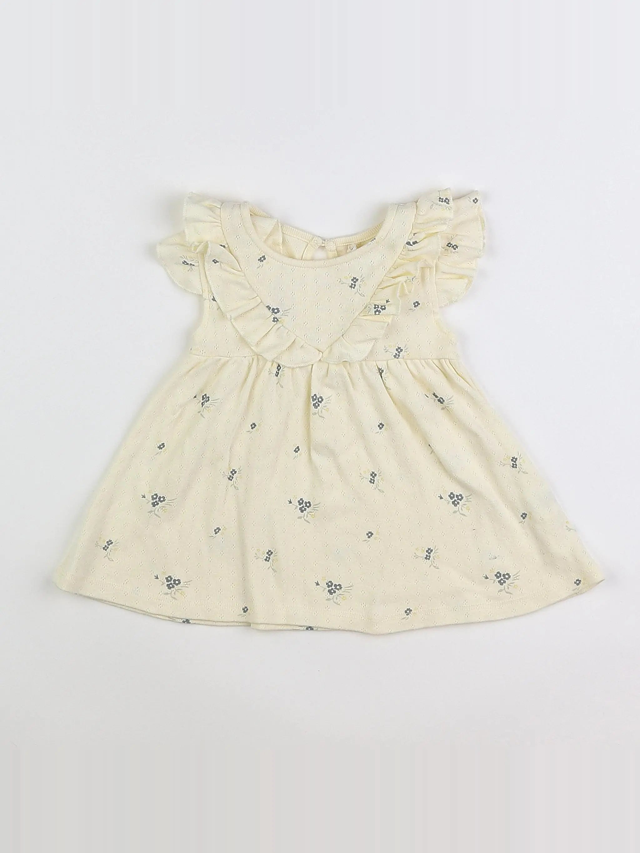 Quincy Mae - robe beige - 6/12 mois