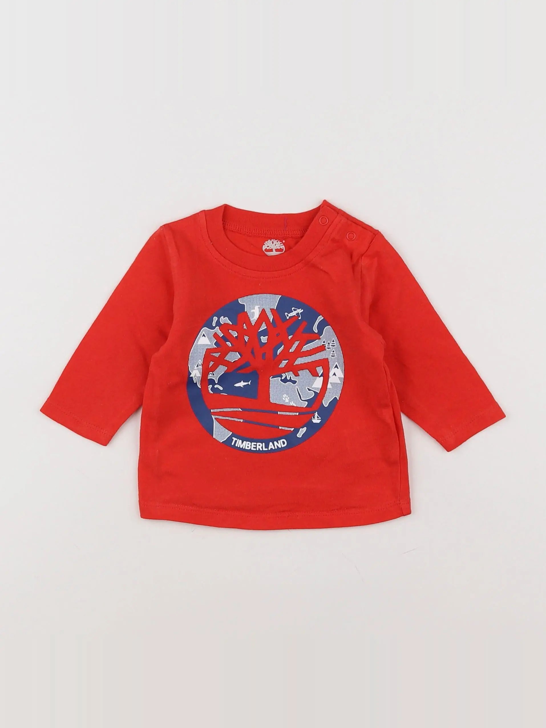 Timberland - tee-shirt rouge - 3 mois