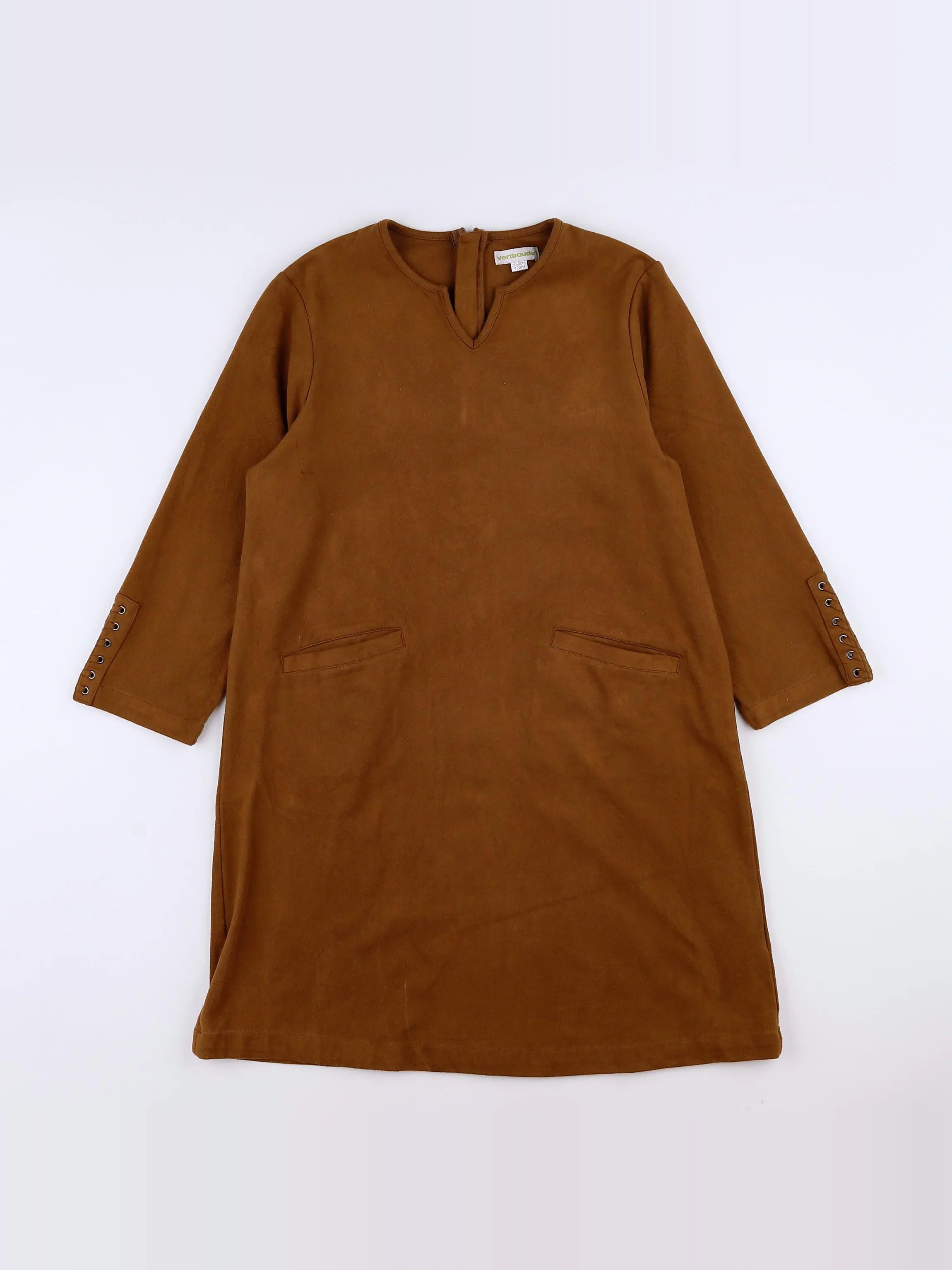 Vertbaudet - robe marron - 12 ans