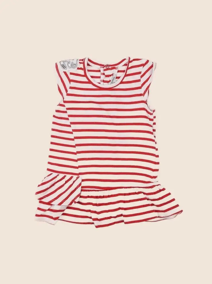 IKKS - robe rouge - 12 mois