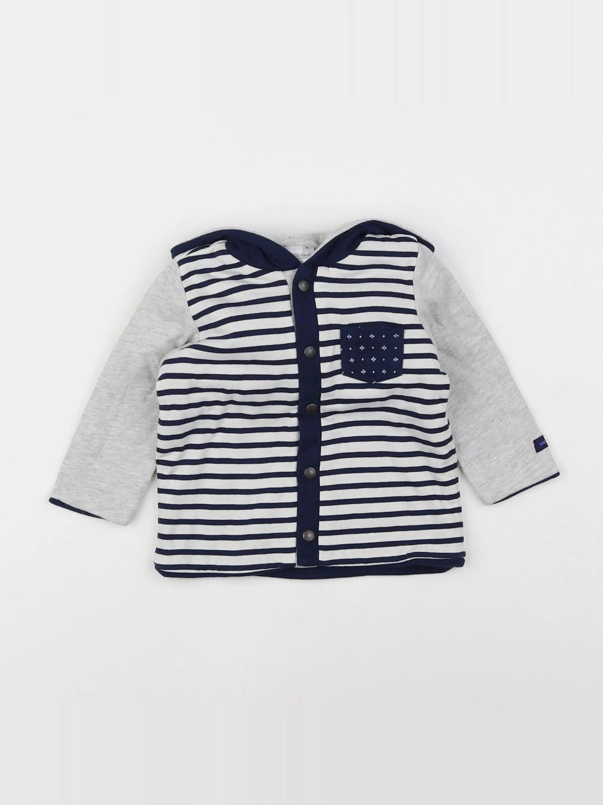 Catimini - sweat blanc - 6 mois