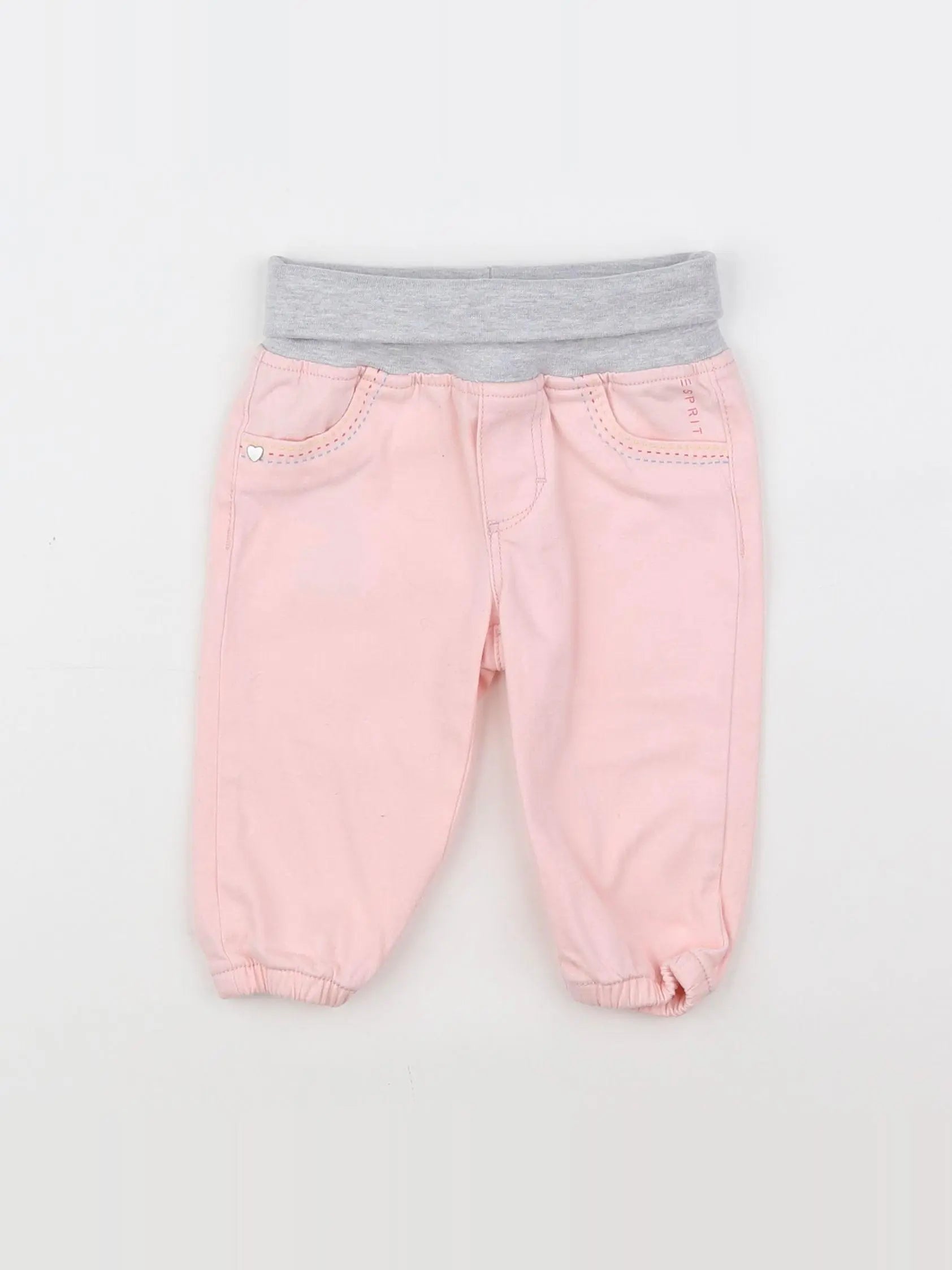 Esprit - pantalon rose - 6 mois