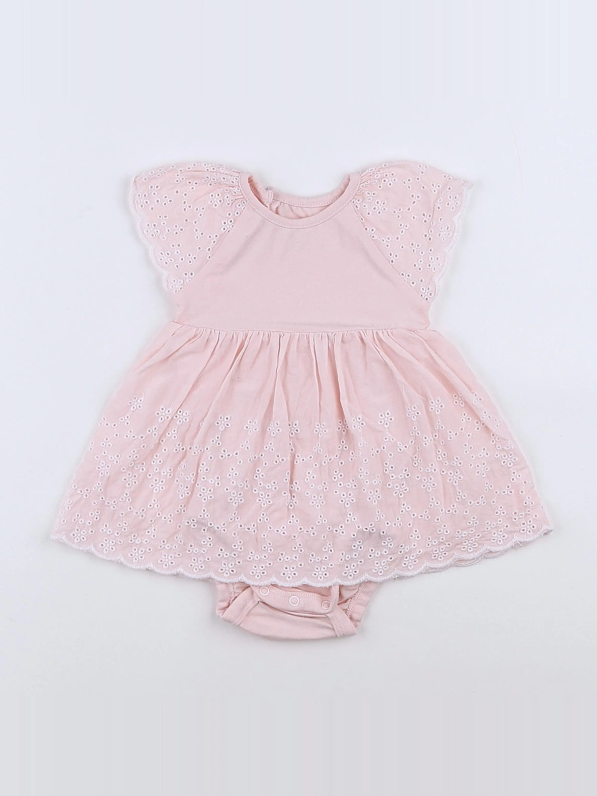 H&M - body vetement rose - 1/3 mois