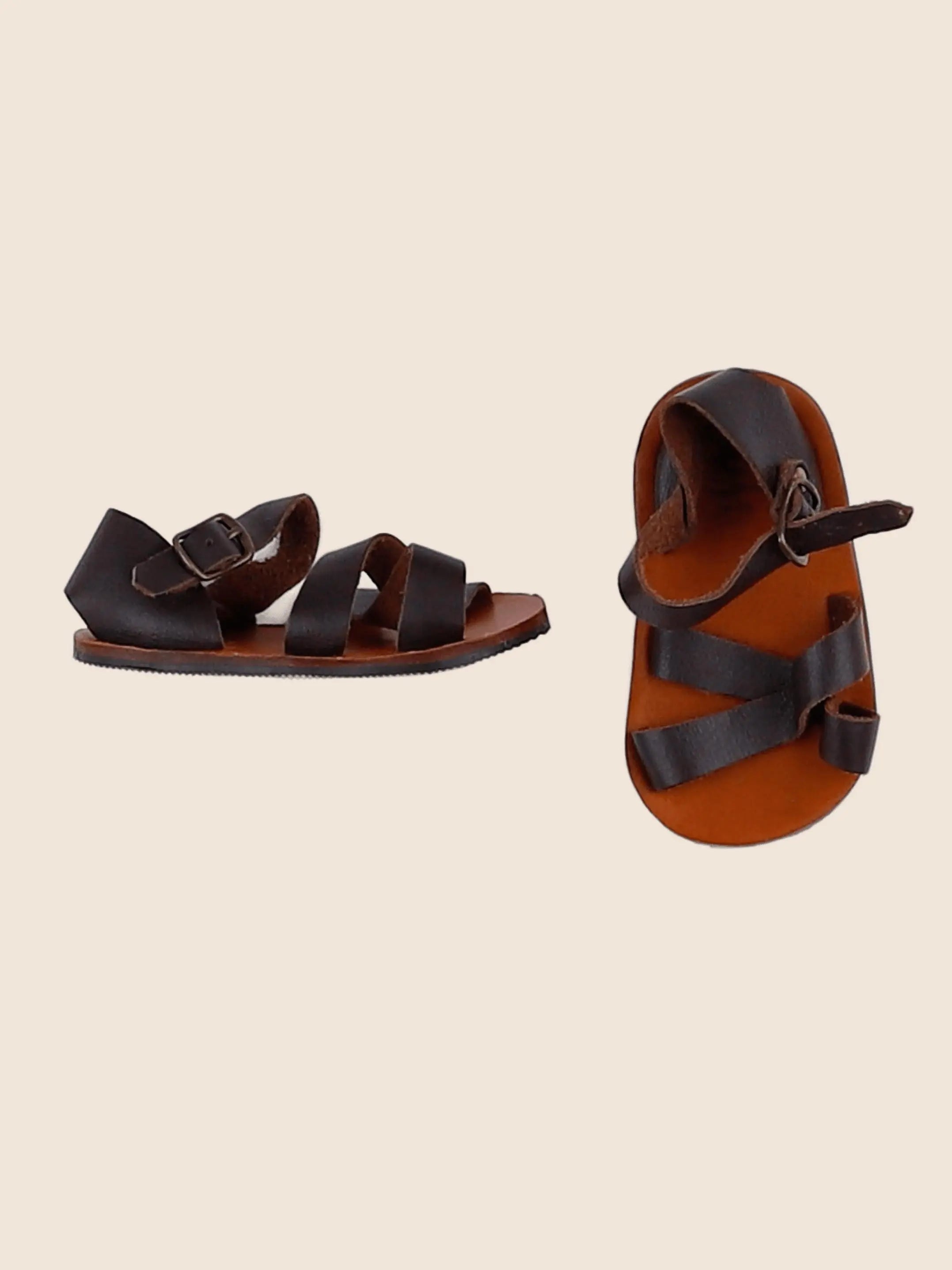 Boutchou - sandales marron - pointure 15/16
