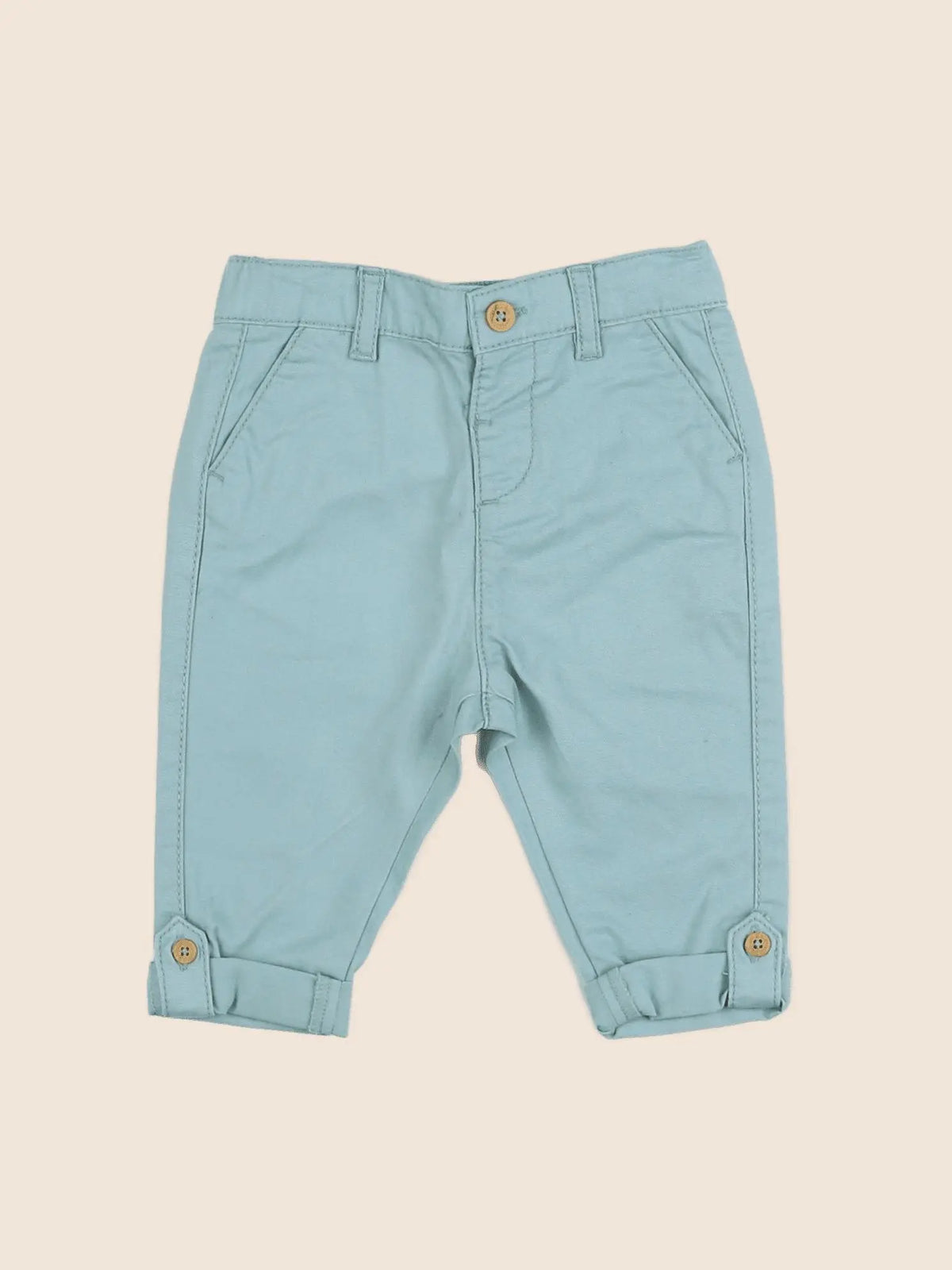 Vertbaudet - pantalon bleu - 6 mois