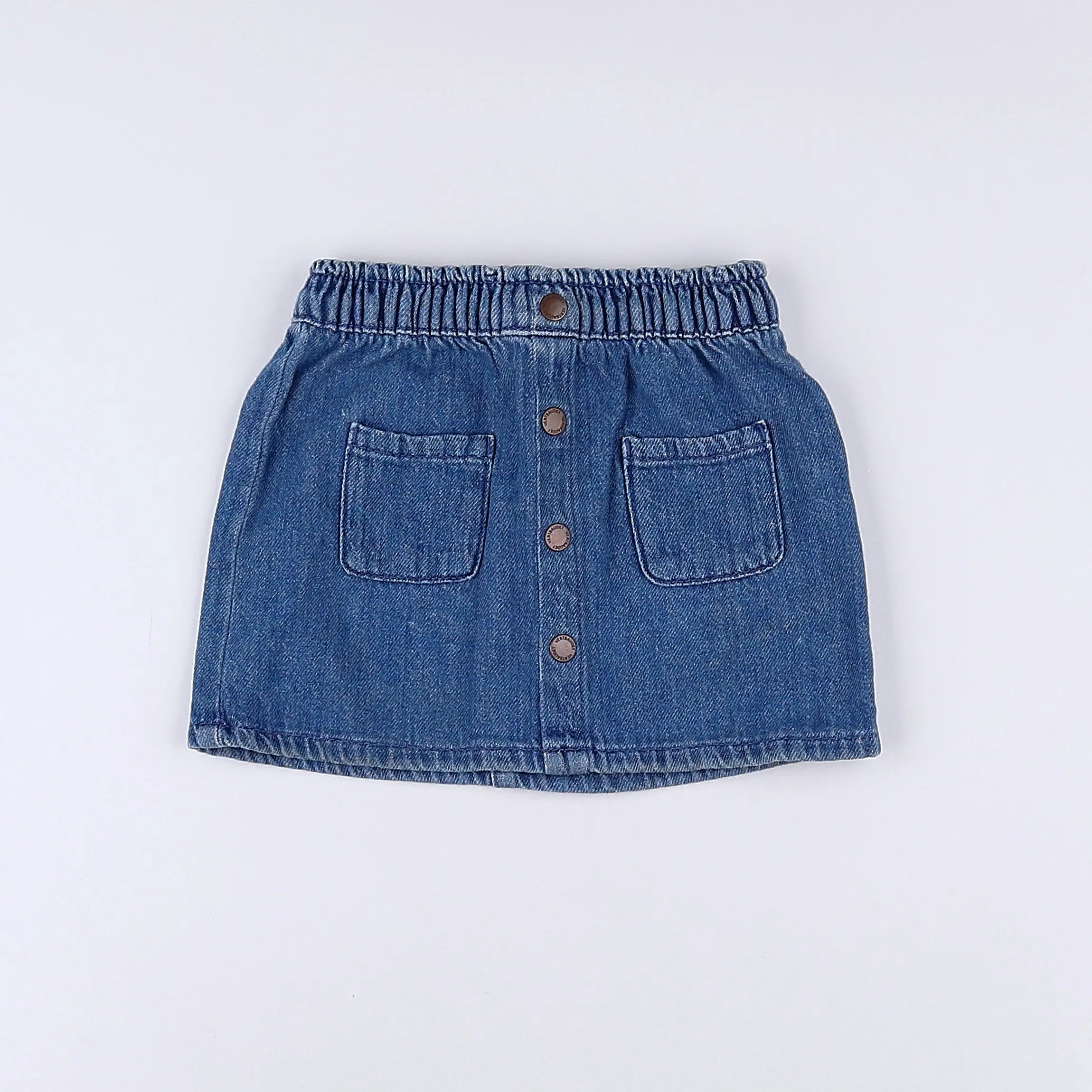 Vertbaudet - jupe bleu - 12 mois