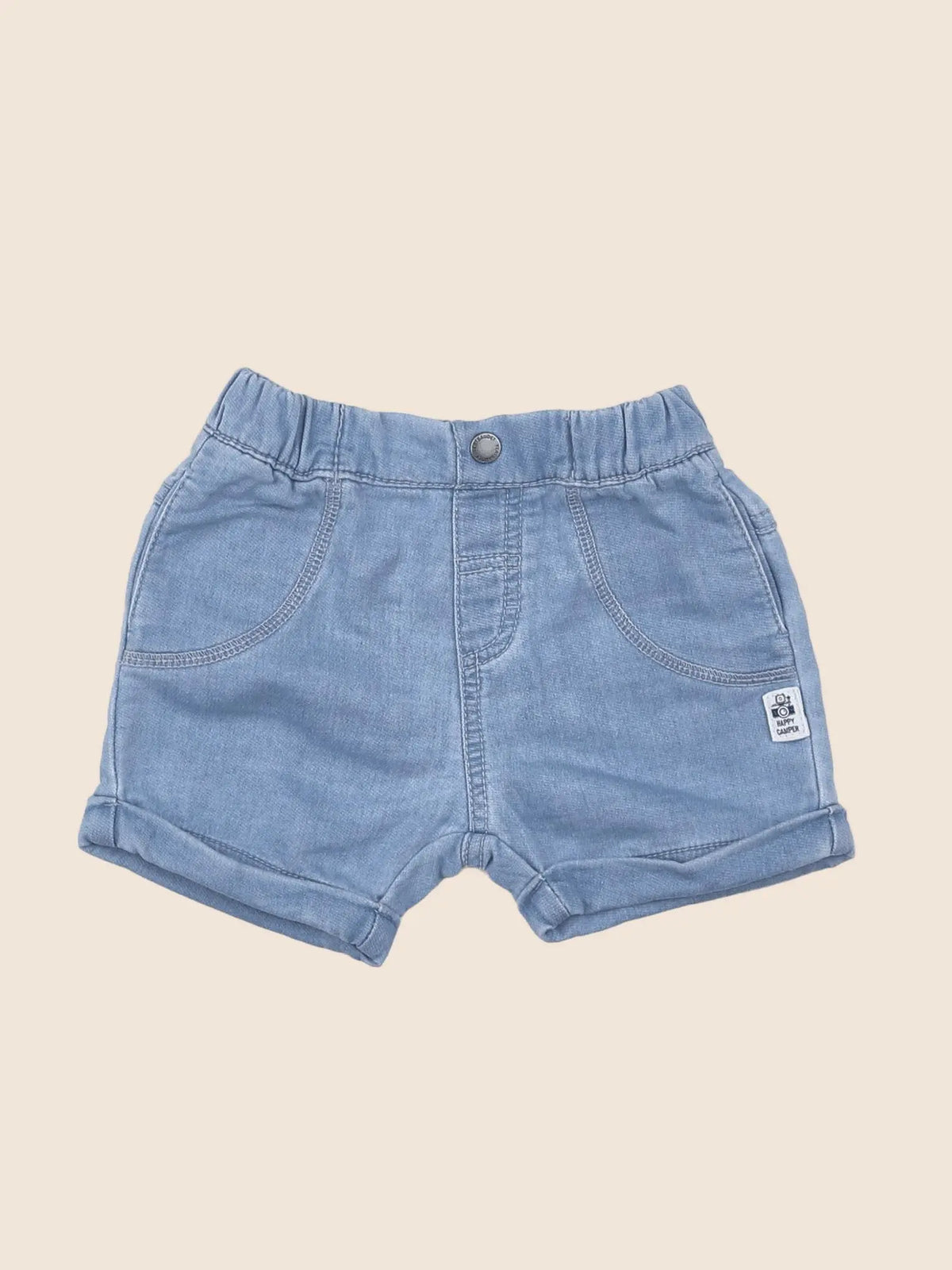 Vertbaudet - short bleu - 6 mois