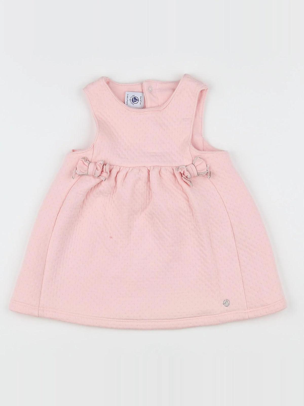 Petit Bateau - robe rose - 6 mois