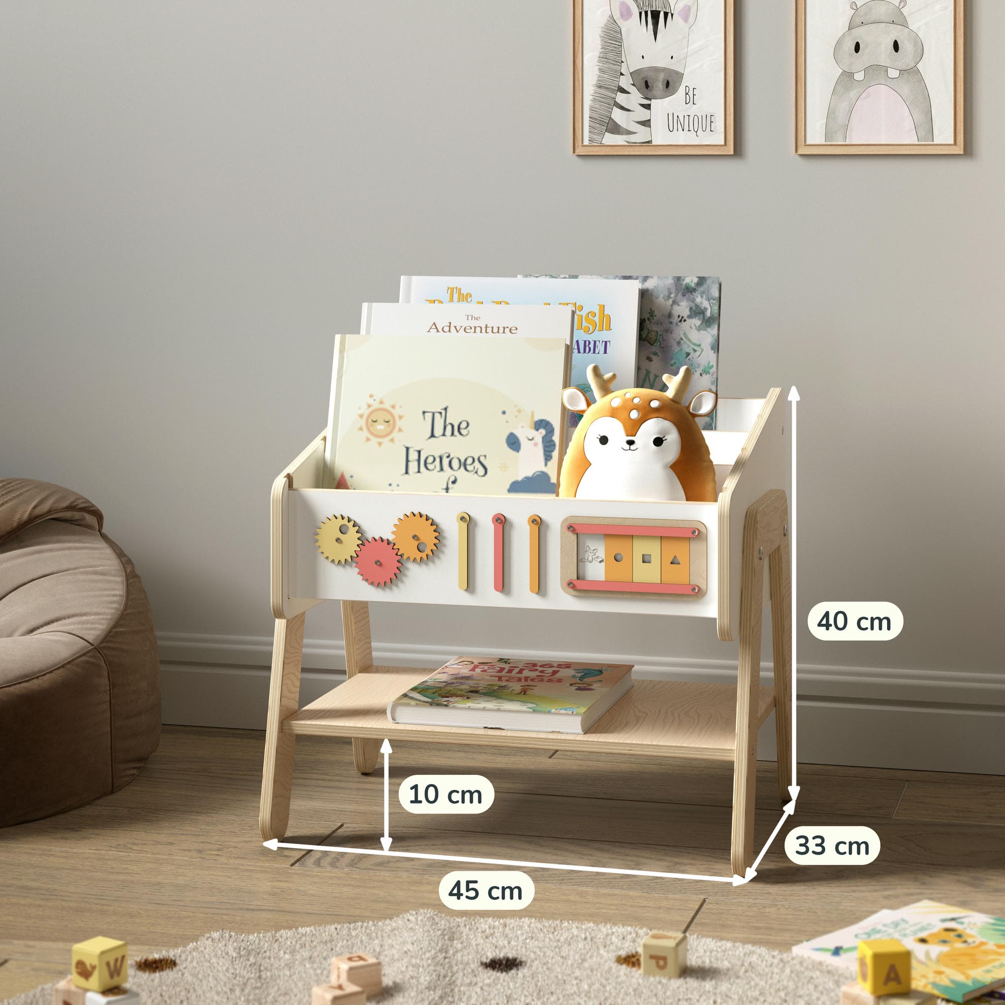 Bibliothèque enfant / Siège LILU