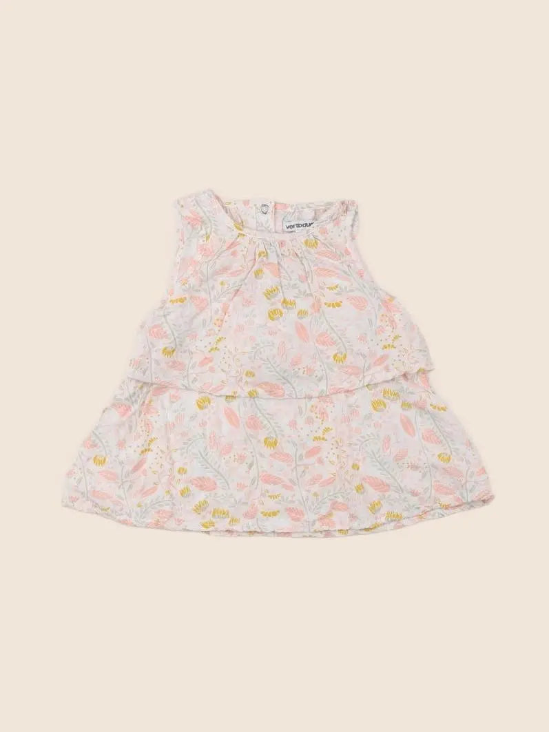 Vertbaudet - robe multicolore - 9 mois