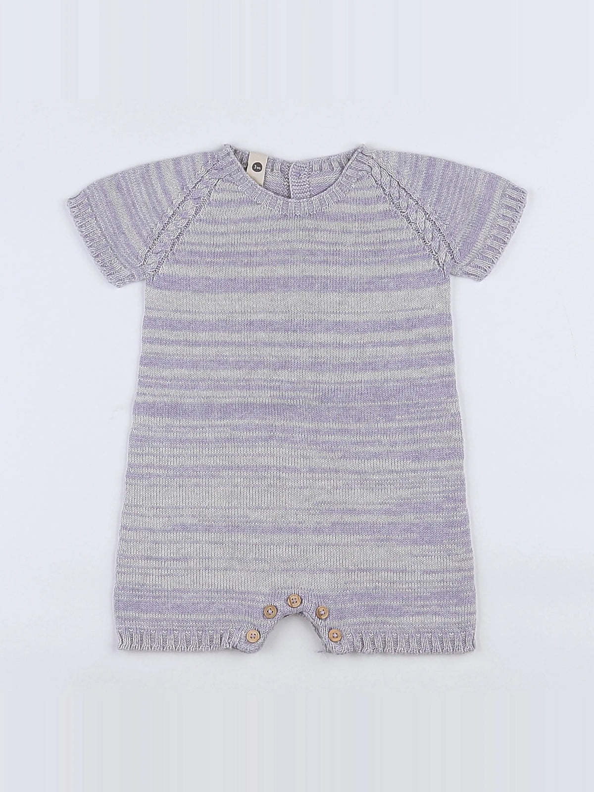 Bayiri  - combinaison violet (neuf) - 3 mois