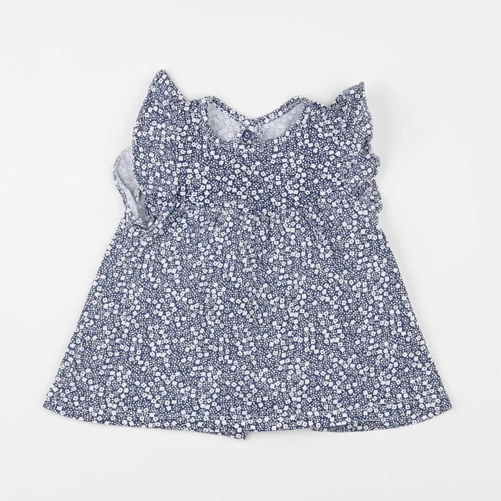 Vertbaudet - robe bleu - 9 mois