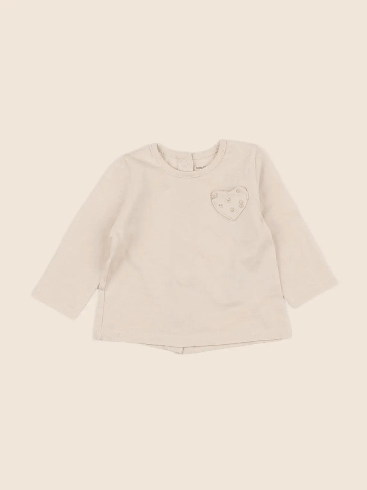 Vertbaudet - tee-shirt beige - 3 mois