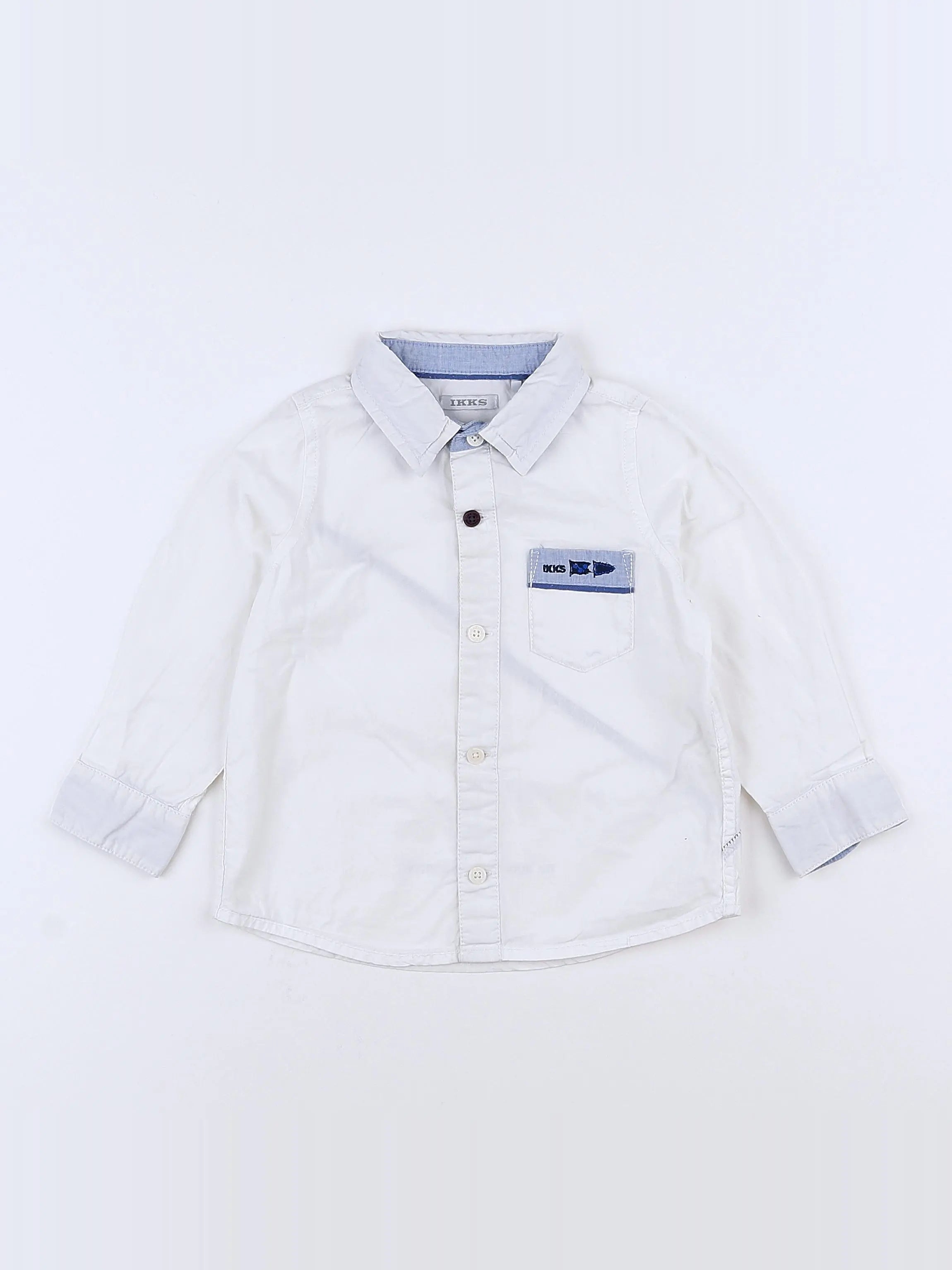 IKKS - chemise blanc - 18 mois