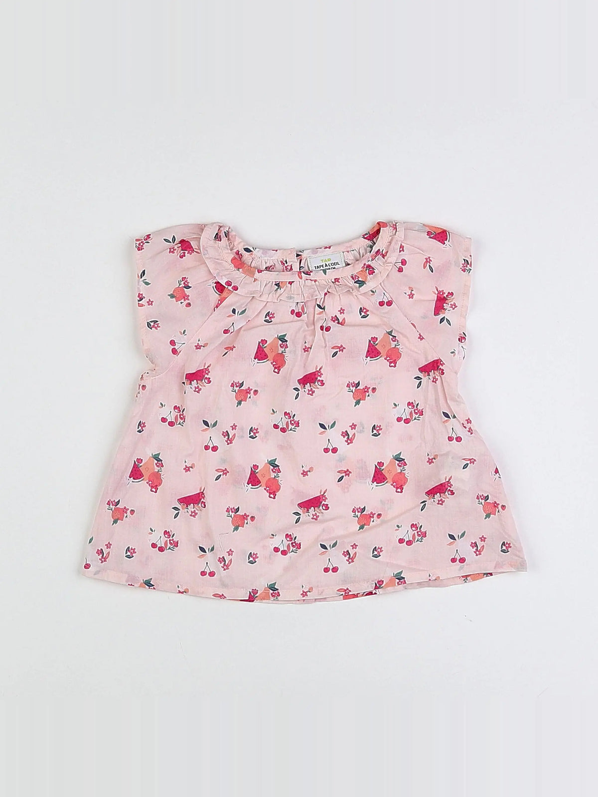 Tape à l'oeil - blouse rose, multicolore - 6 mois