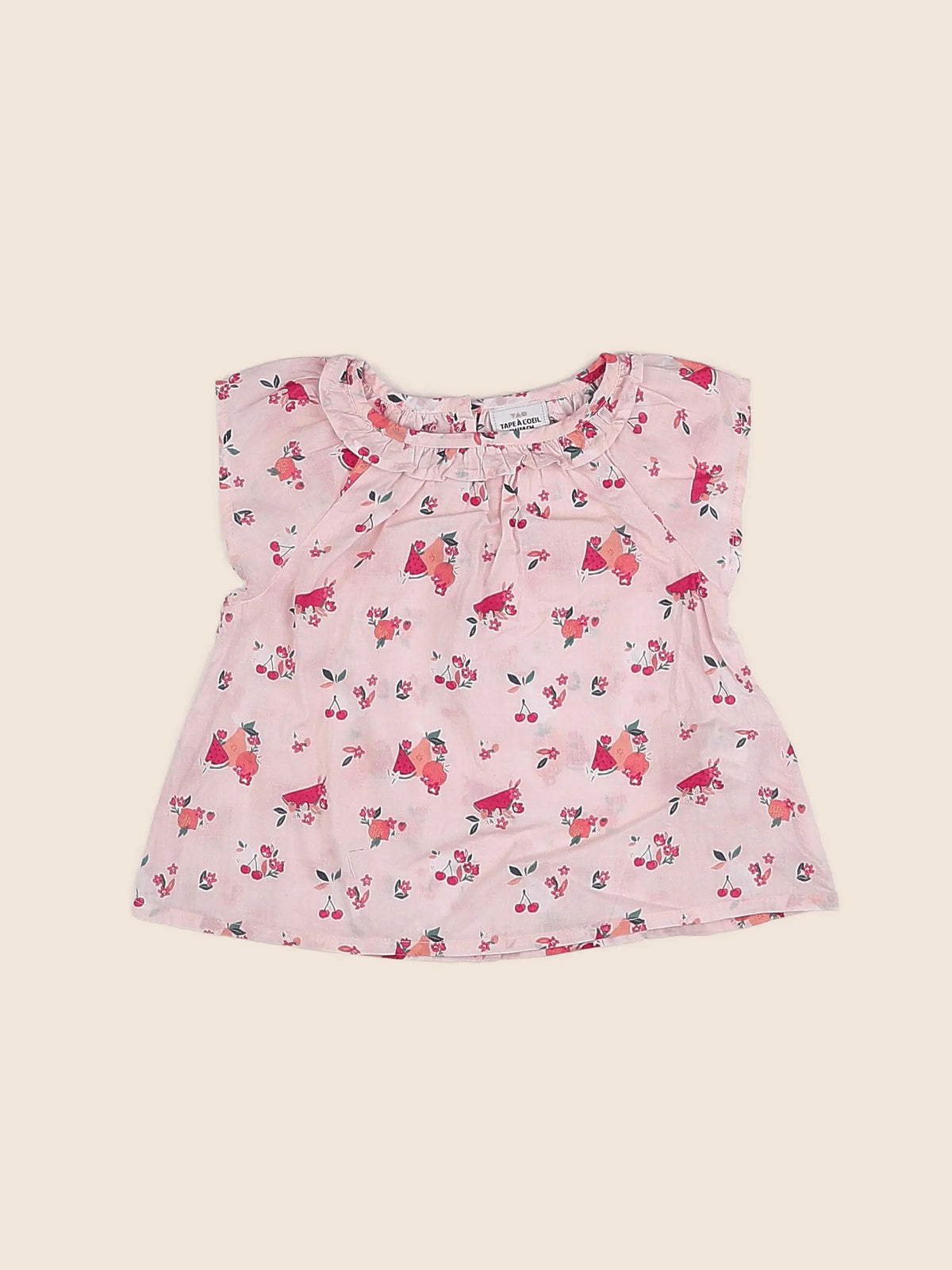 Tape à l'oeil - blouse rose, multicolore - 6 mois