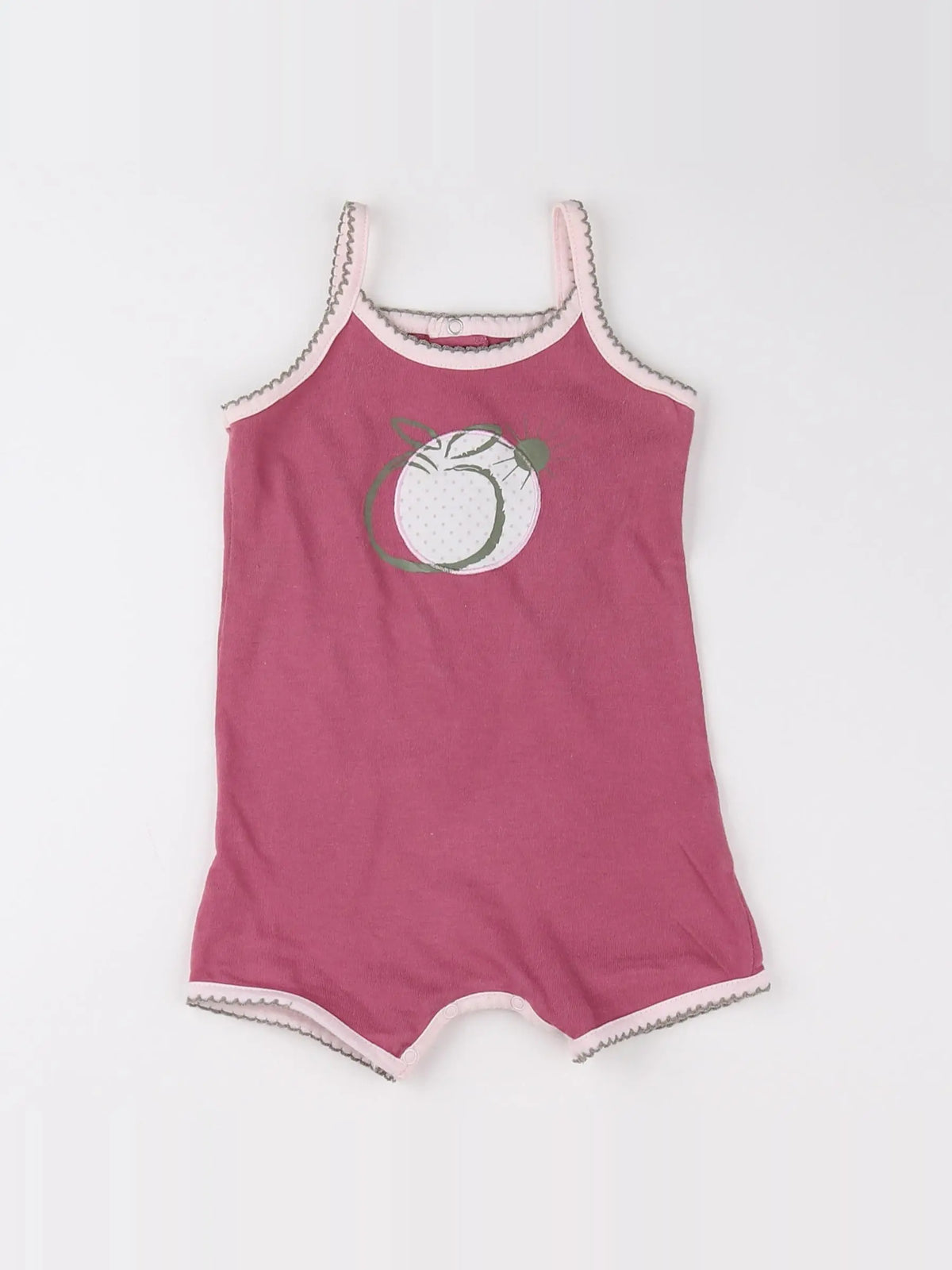 Vertbaudet - combinaison violet - 12 mois