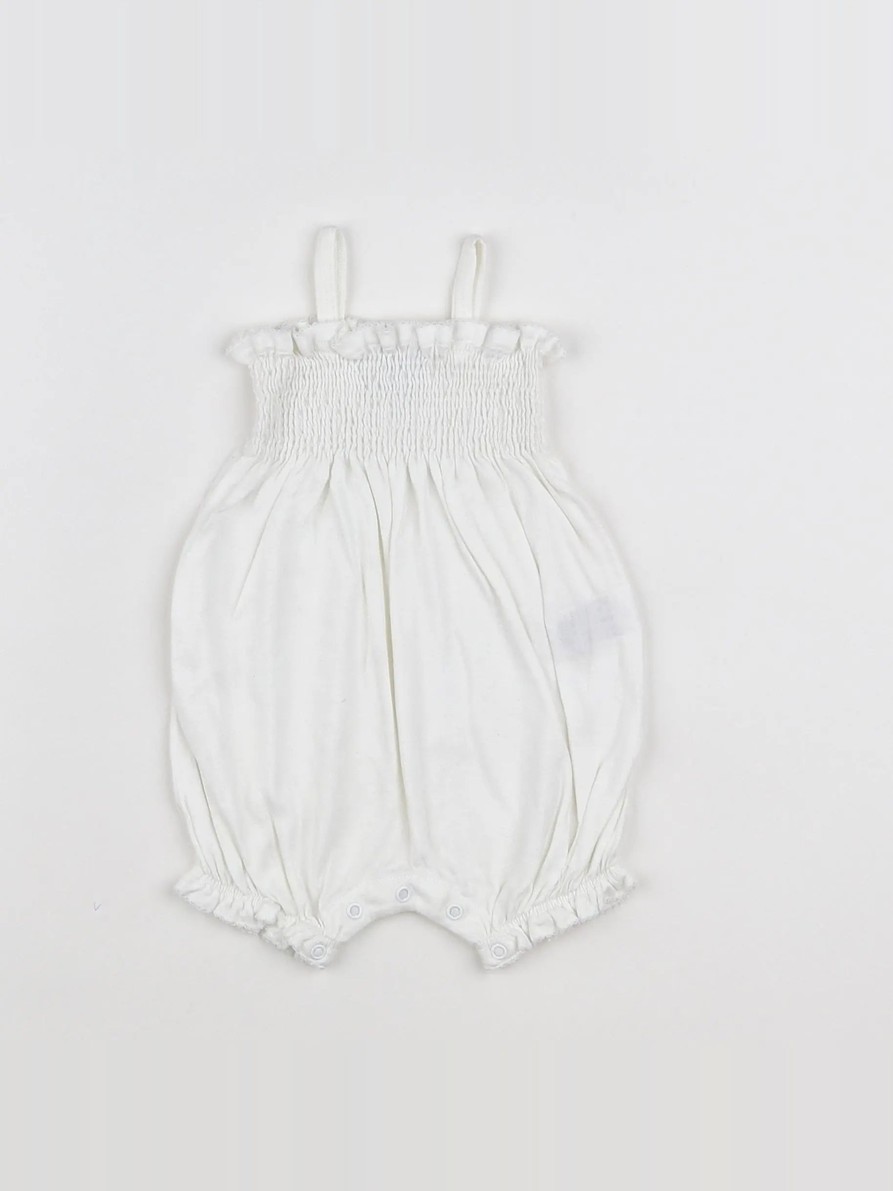 Petit Bateau - combinaison blanc - 3 mois