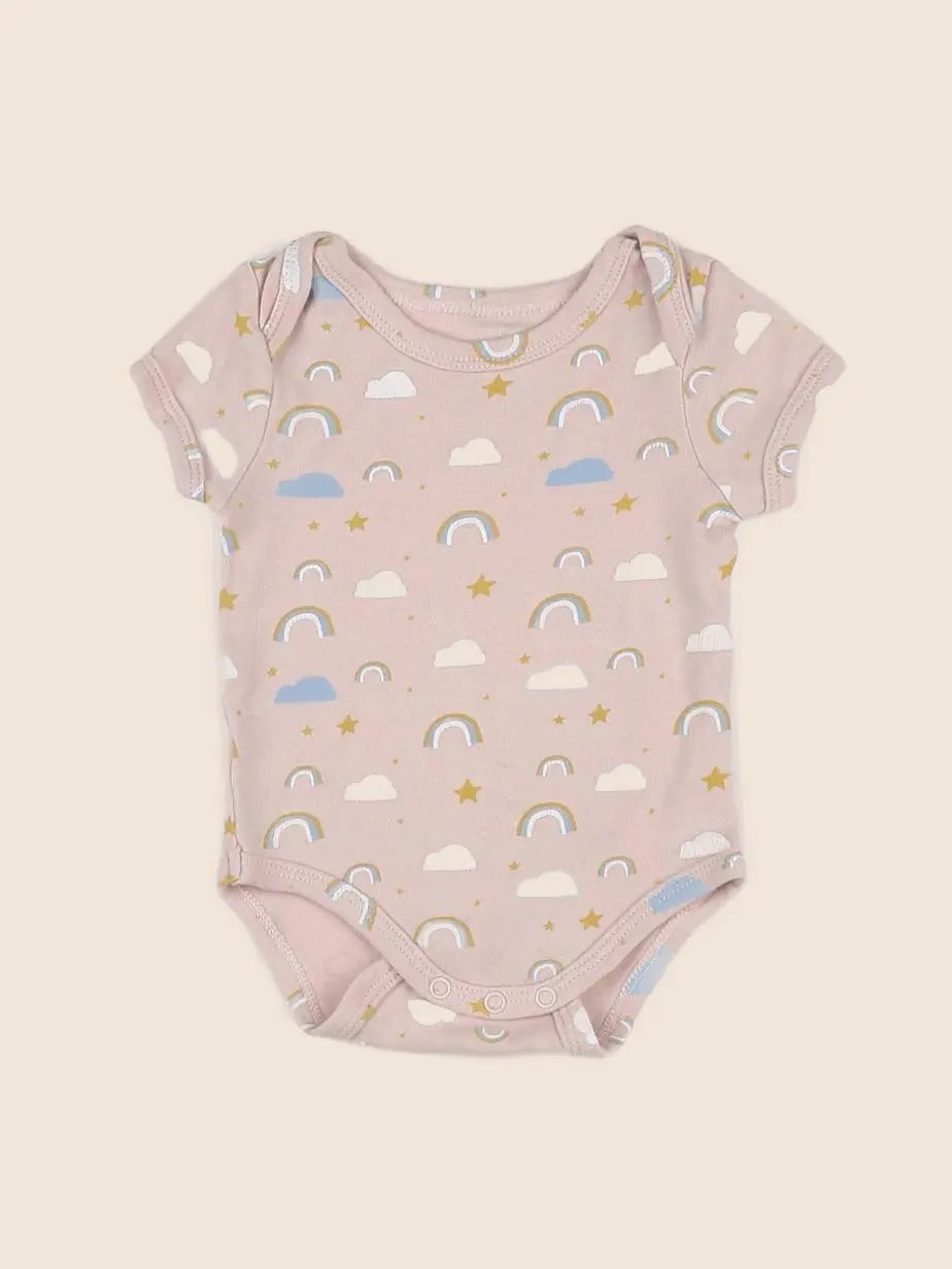 Vertbaudet - body rose, bleu - 3 mois