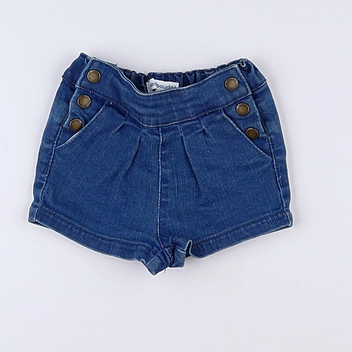 Vertbaudet - short bleu - 3 mois