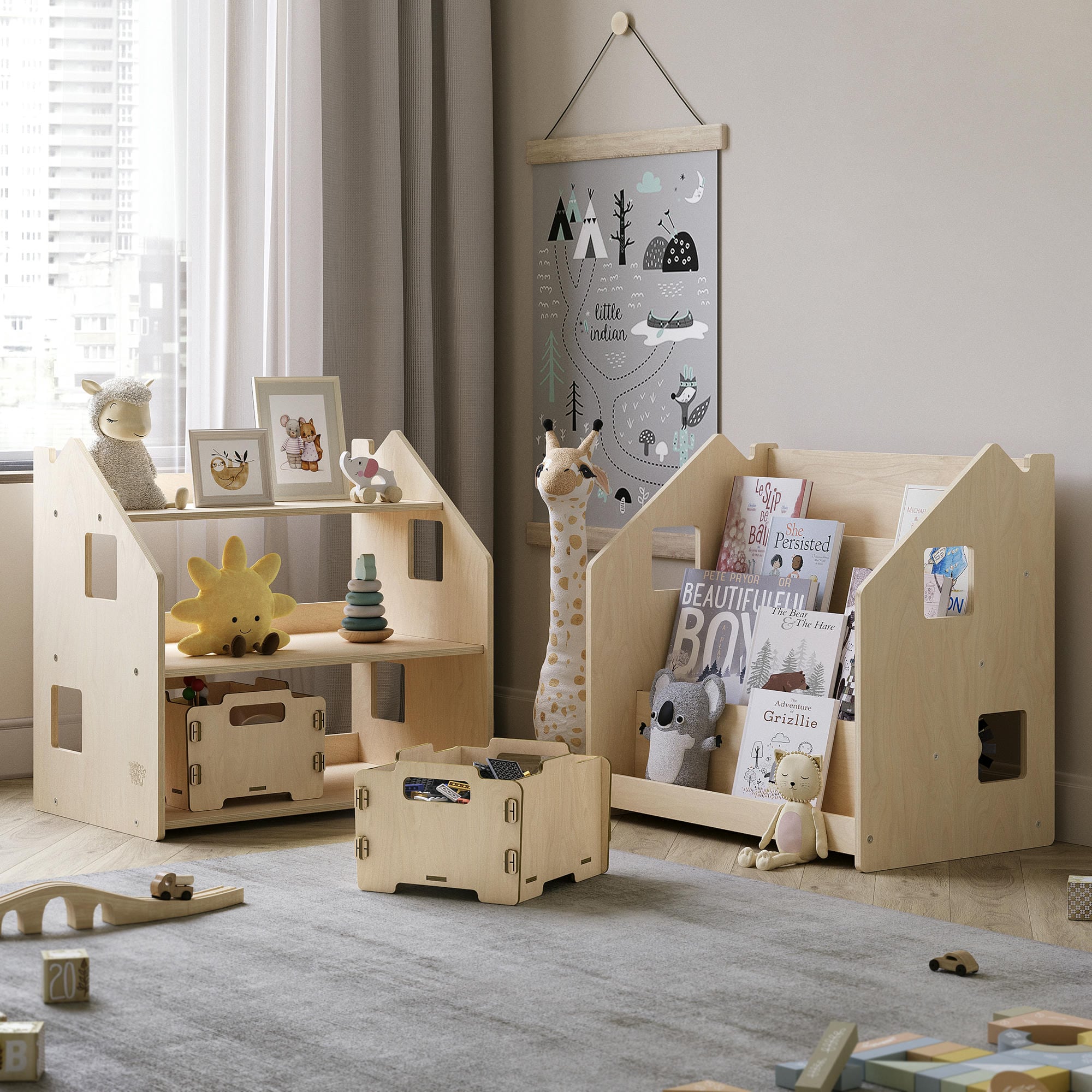 Étagère à jouets