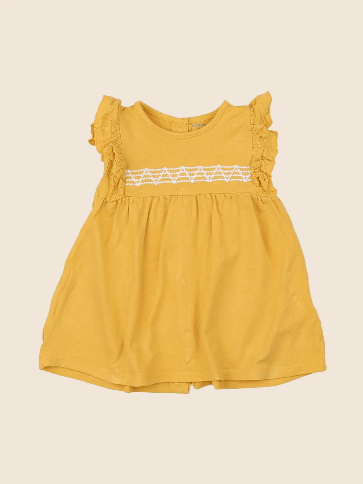 Vertbaudet - robe jaune - 6 mois