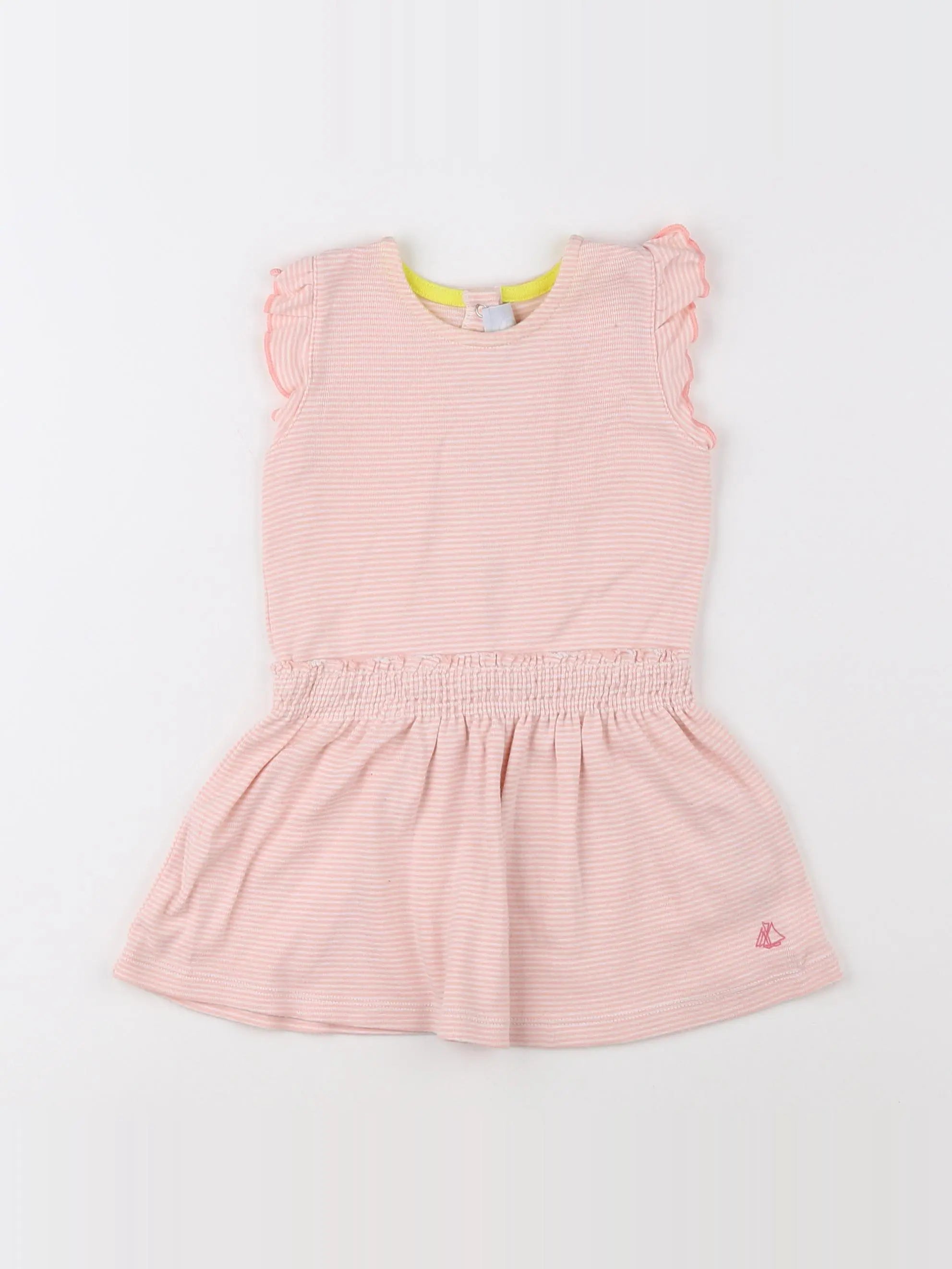 Petit Bateau - robe rose - 18 mois