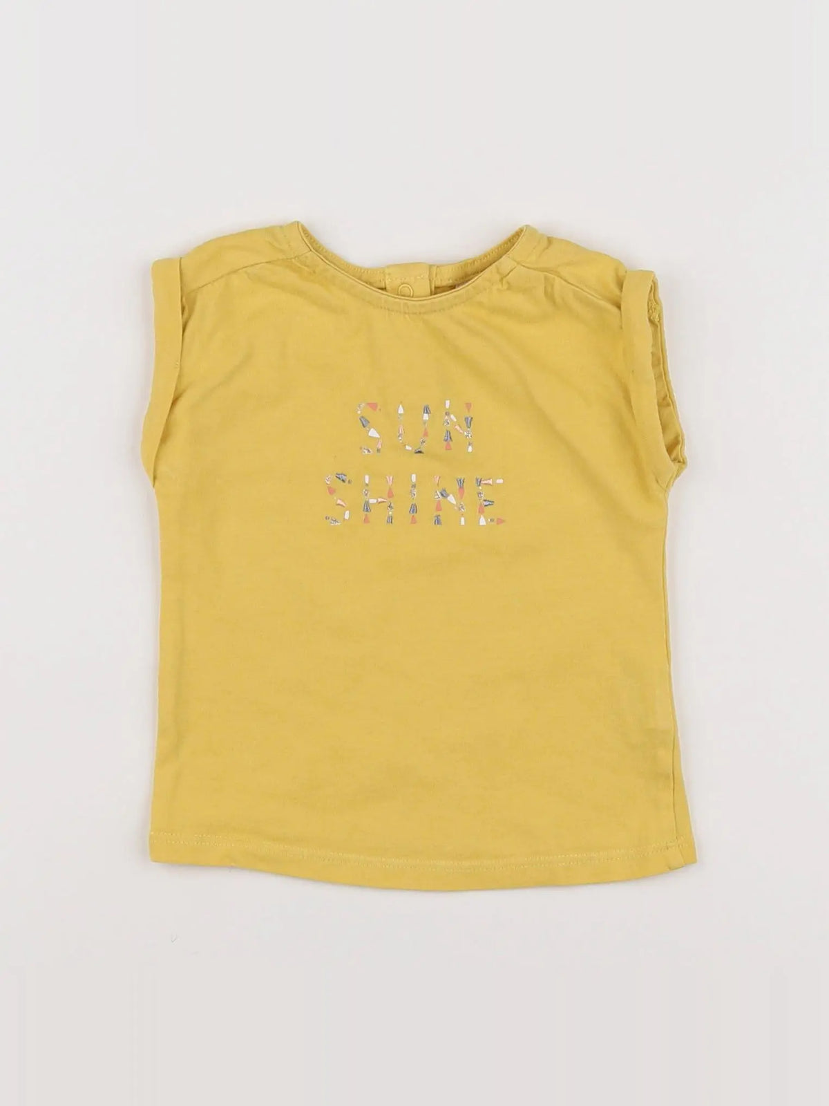 Tape à l'oeil - tee-shirt jaune - 9 mois