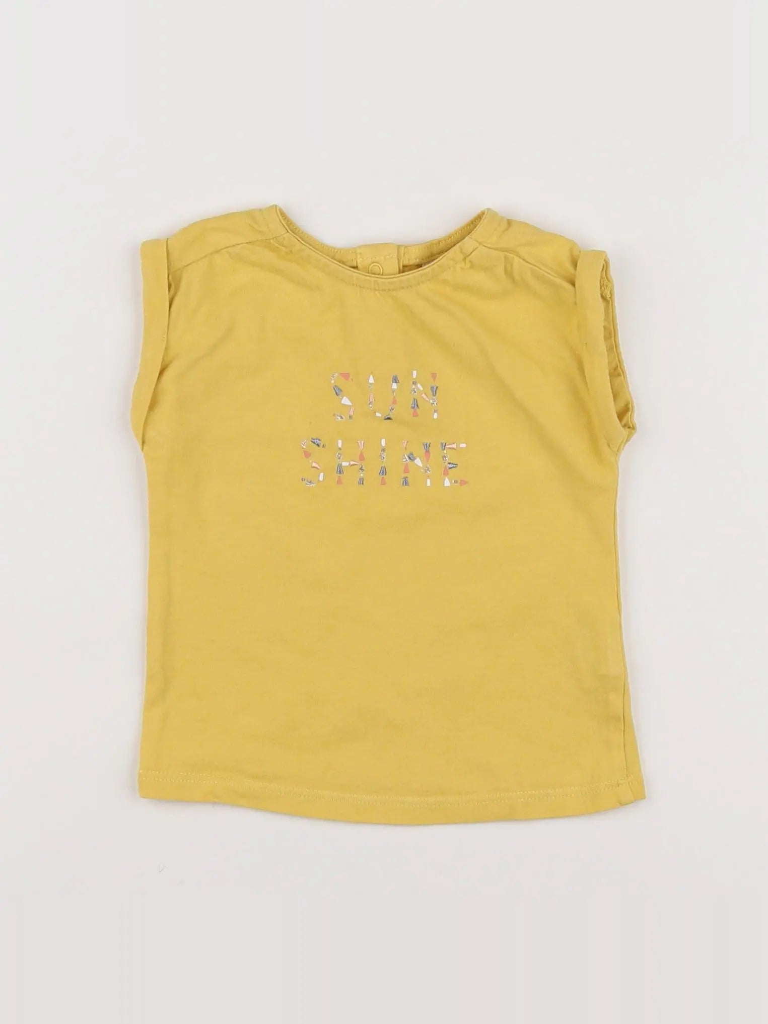 Tape à l'oeil - tee-shirt jaune - 9 mois