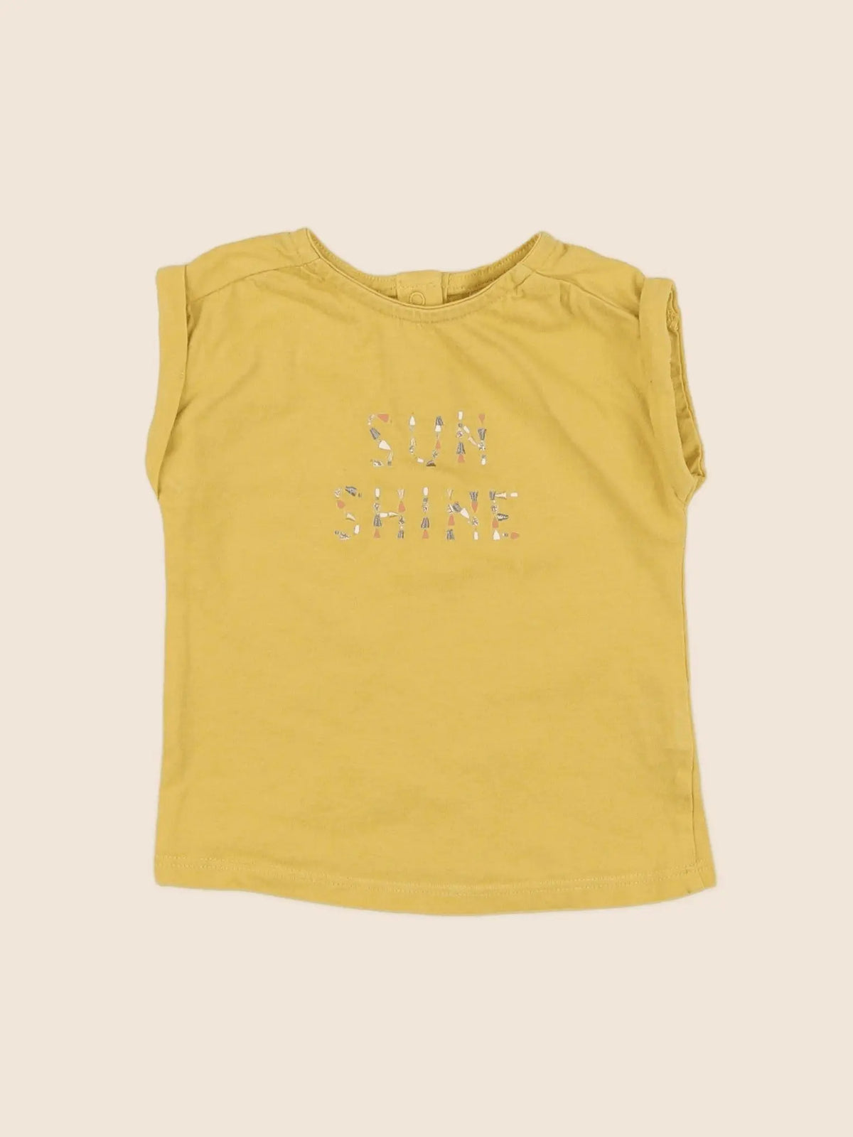 Tape à l'oeil - tee-shirt jaune - 9 mois