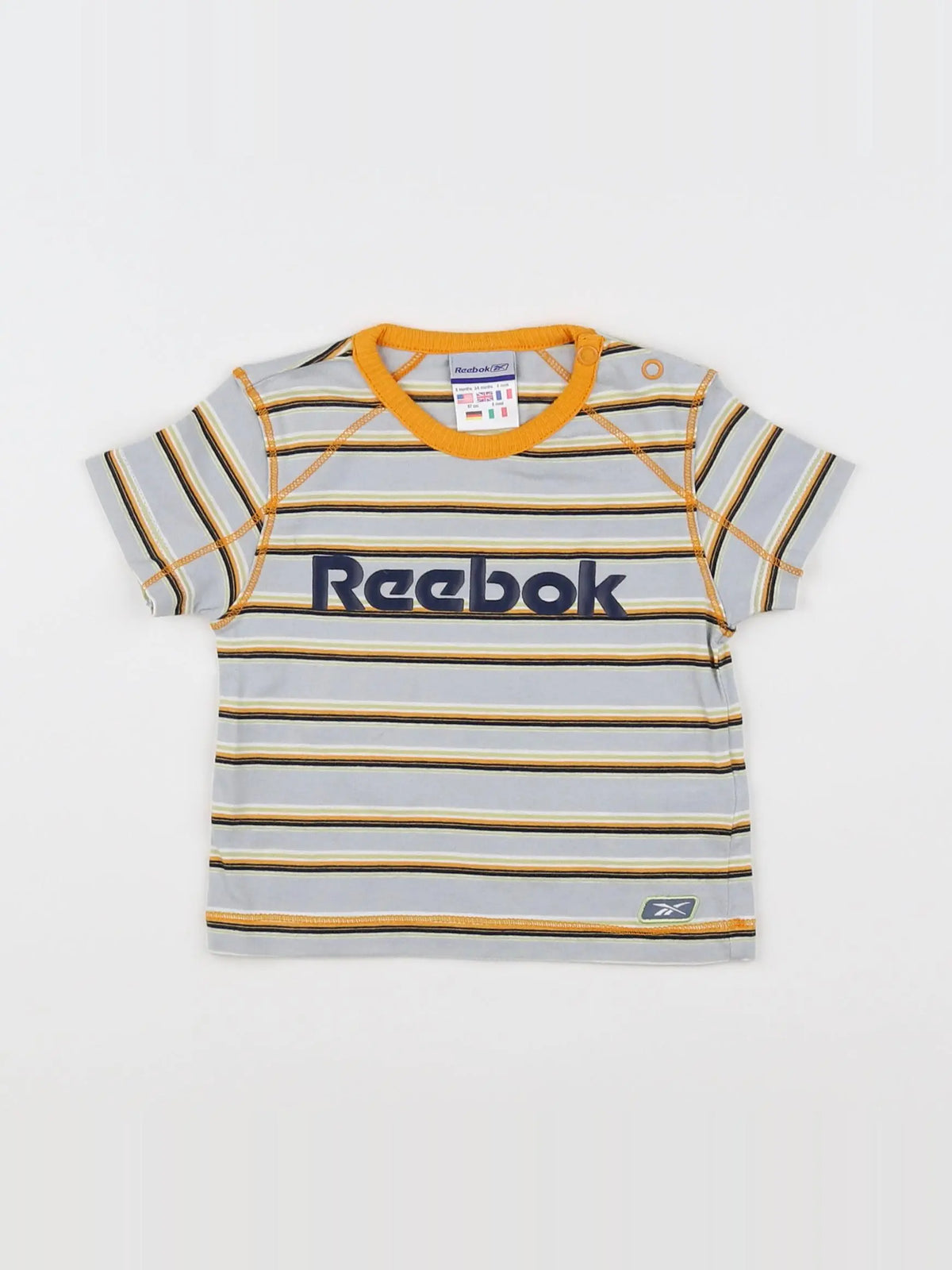 Reebok - tee-shirt multicolore - 6 mois