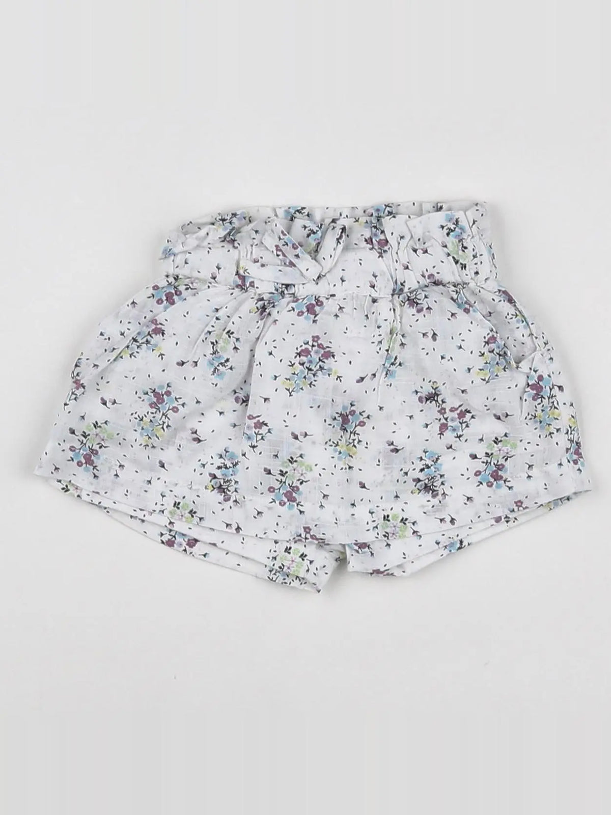 Vertbaudet - jupe short blanc - 3 mois