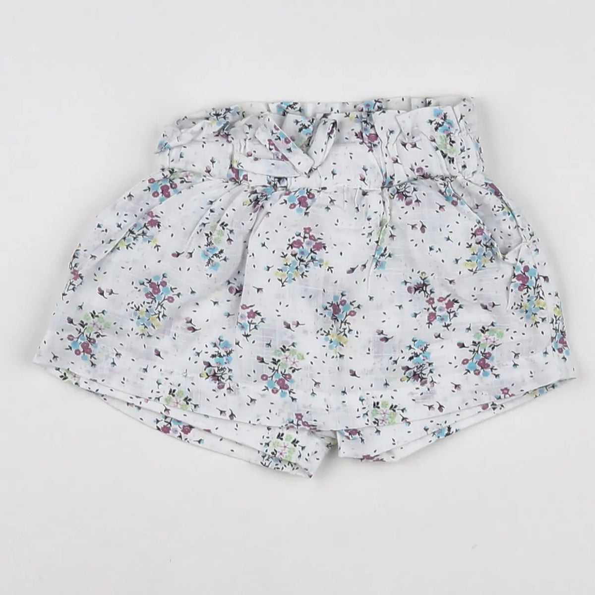 Vertbaudet - jupe short blanc - 3 mois