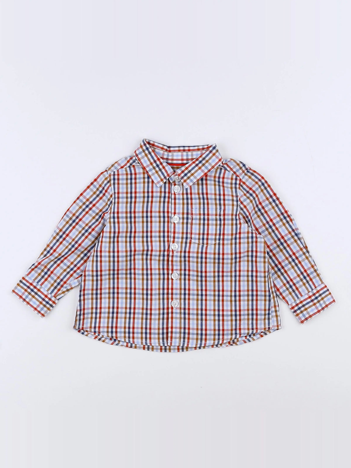 Cyrillus - chemise multicolore - 9 mois