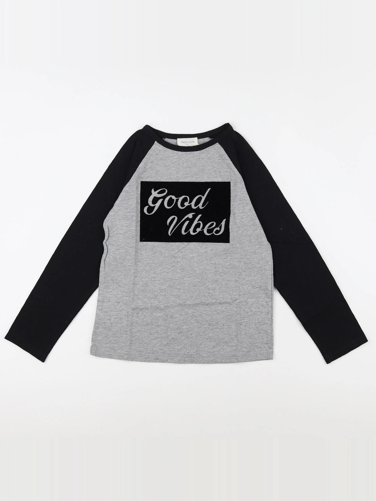 Louis Louise - tee-shirt gris (état neuf) - 6 ans