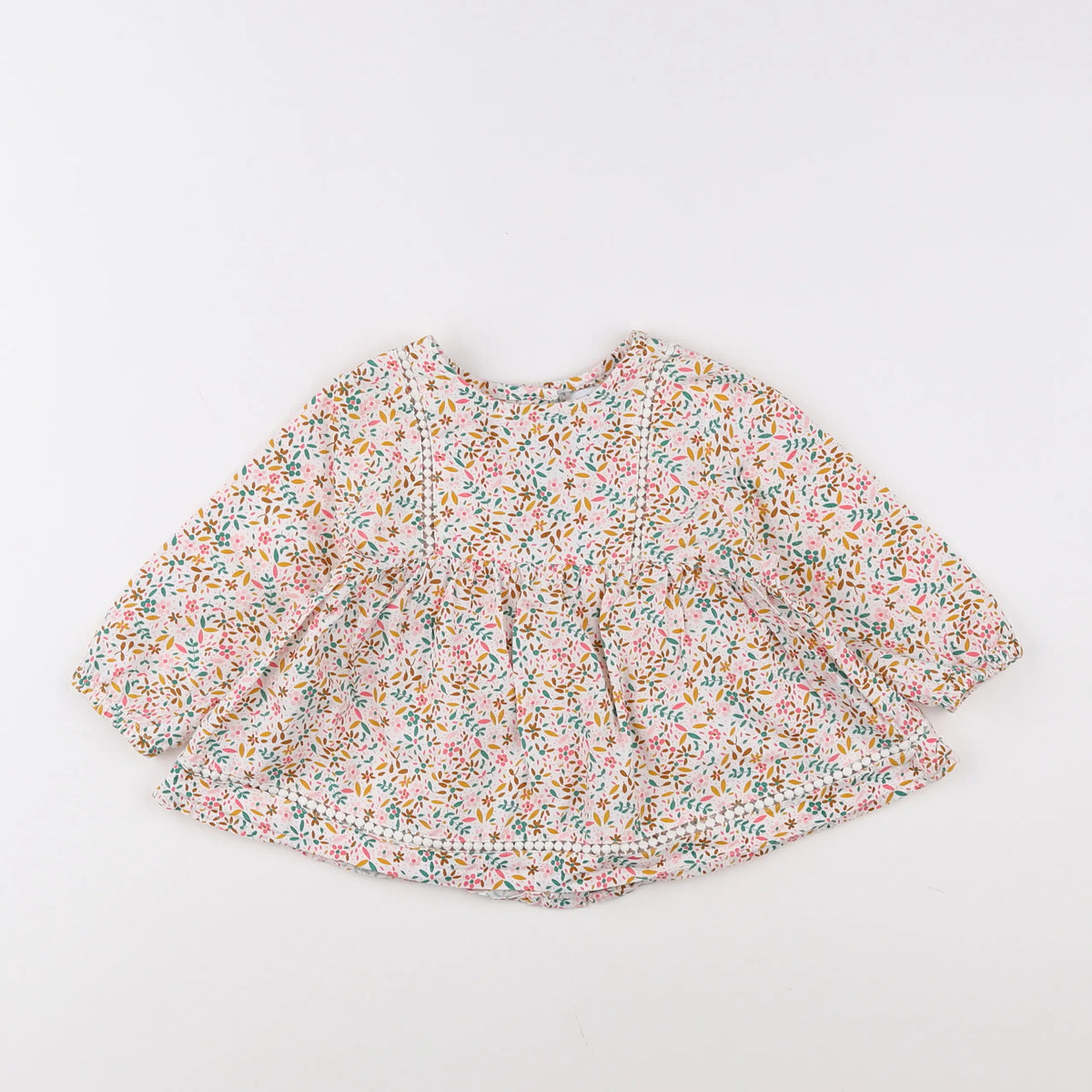 Vertbaudet - blouse multicolore - 12 mois