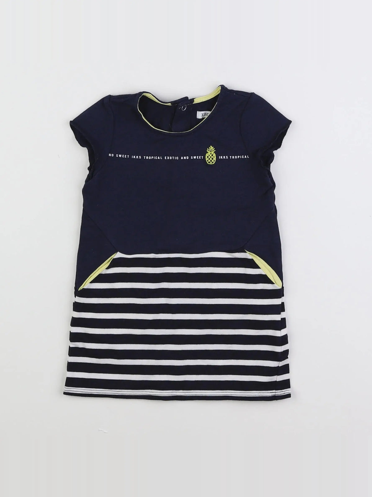 IKKS - robe bleu - 12 mois